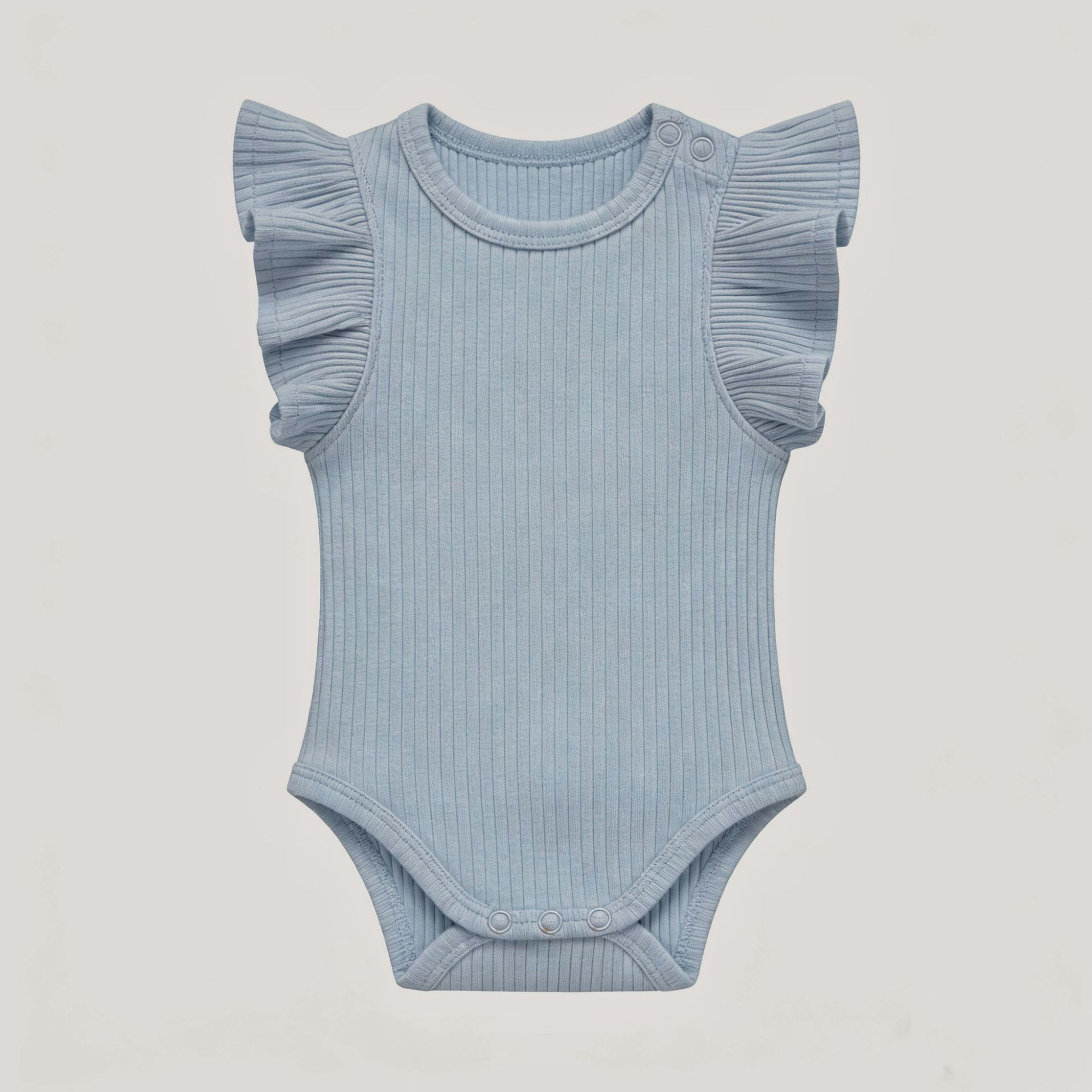 Baby Romper Knitted Ribbed Infant Onesie 4