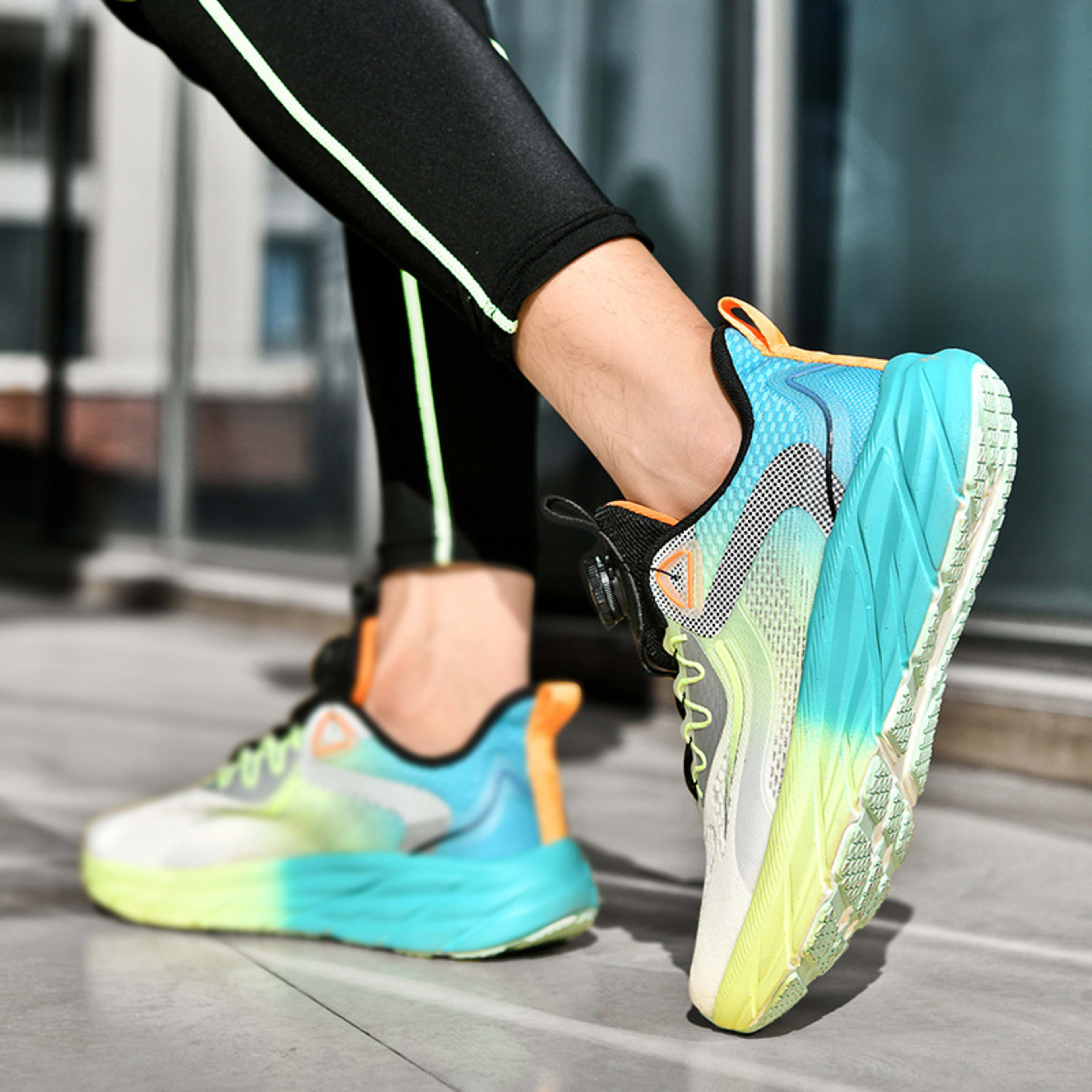 Mesh Breathable Casual Versatile Plus Size Soft Bottom Running Men Fashionable Sports Shoes 1