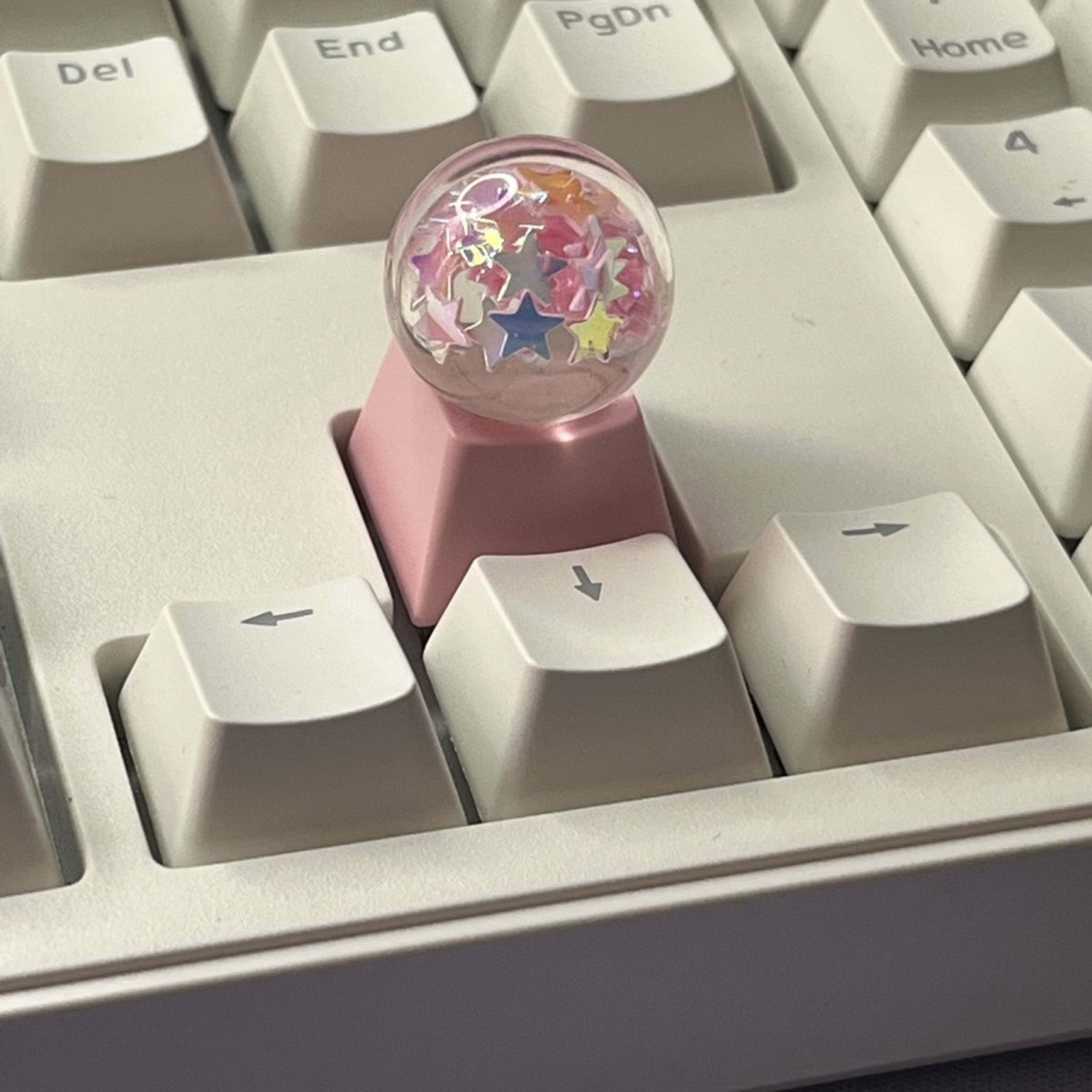 Cute Cartoon Star Crystal Ball Keycaps 6
