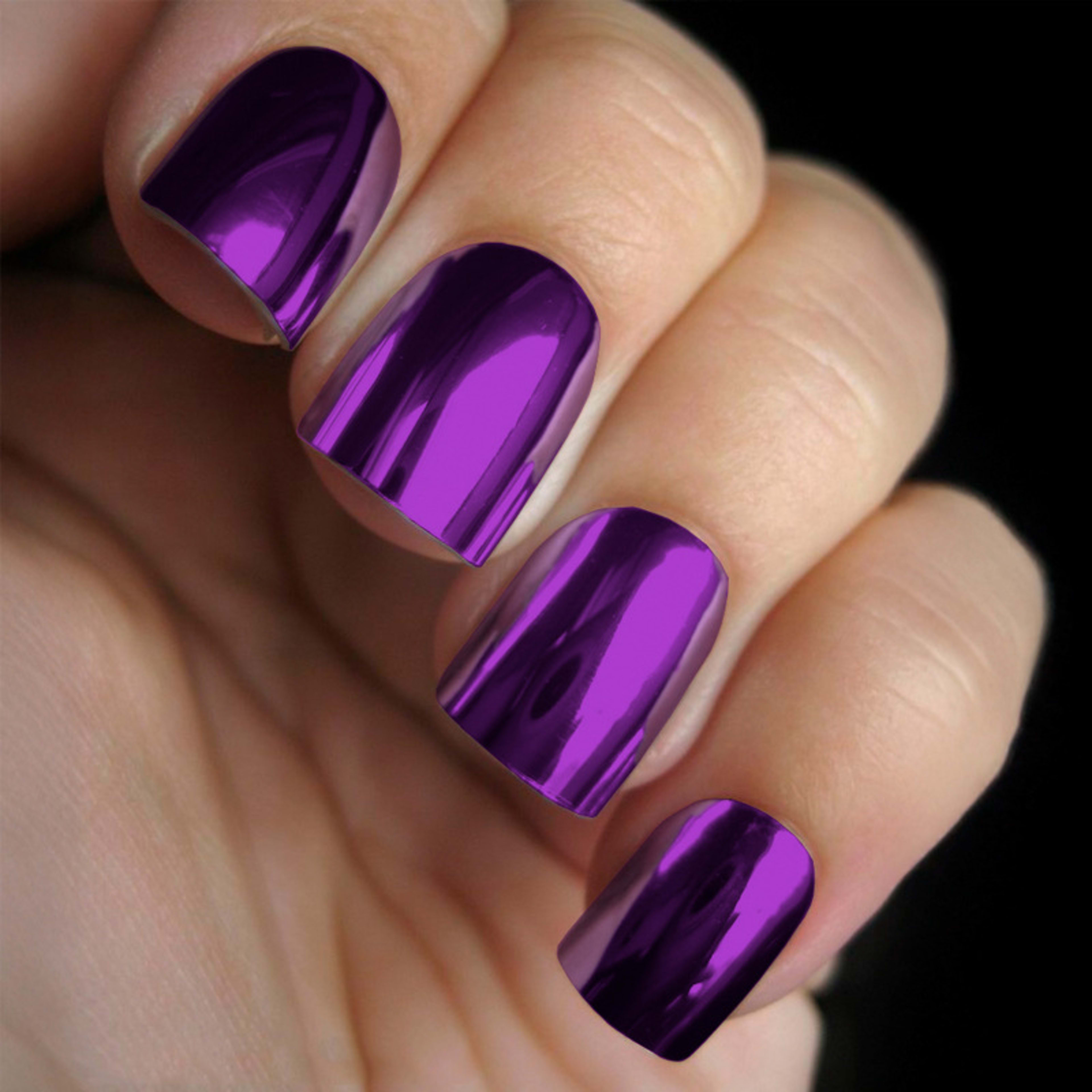 Nail Stickers Multi-color Mirror Metal Texture 1