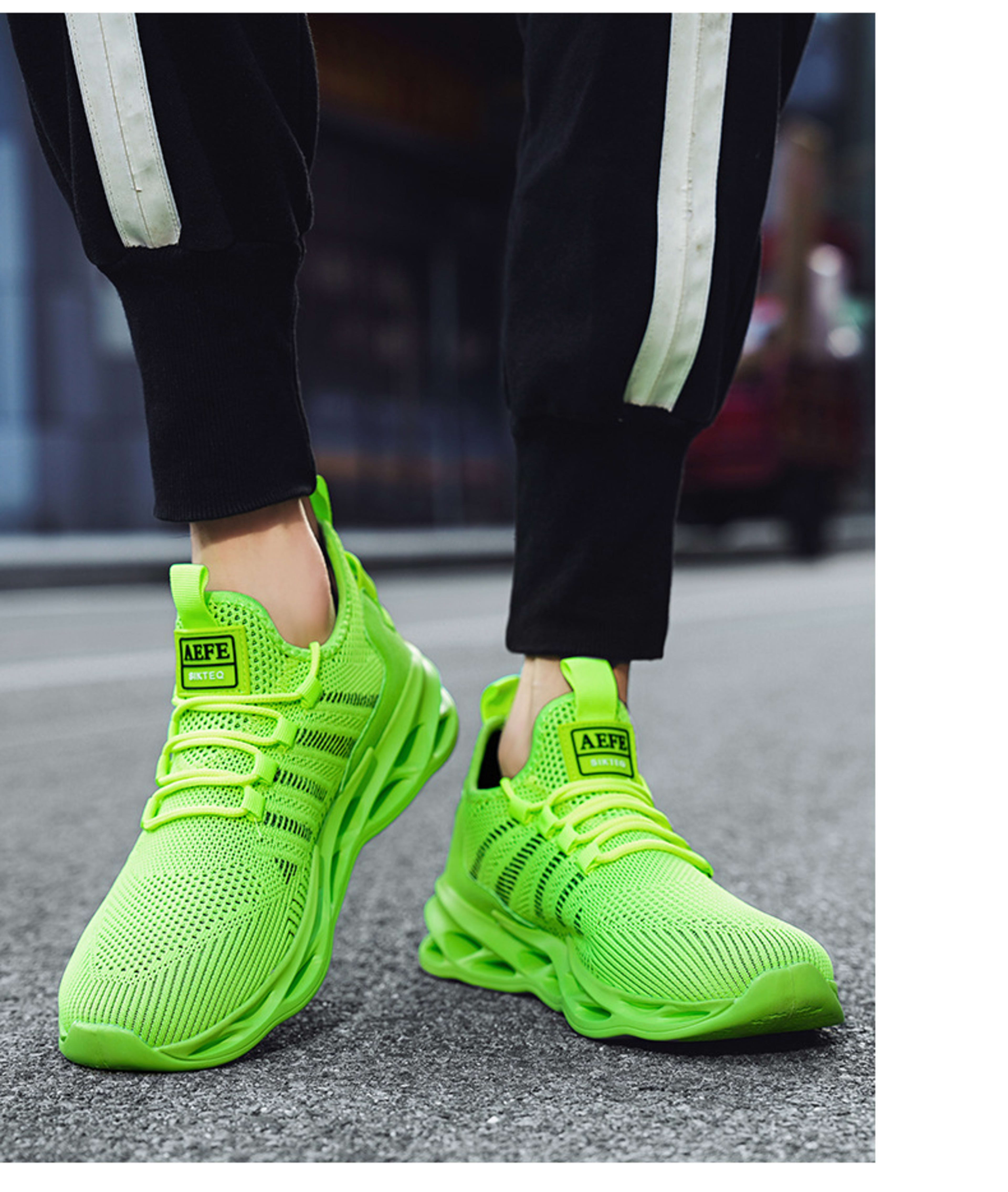 Mesh Breathable Casual Men's Korean Style Plus Size Light Running Shoes 21