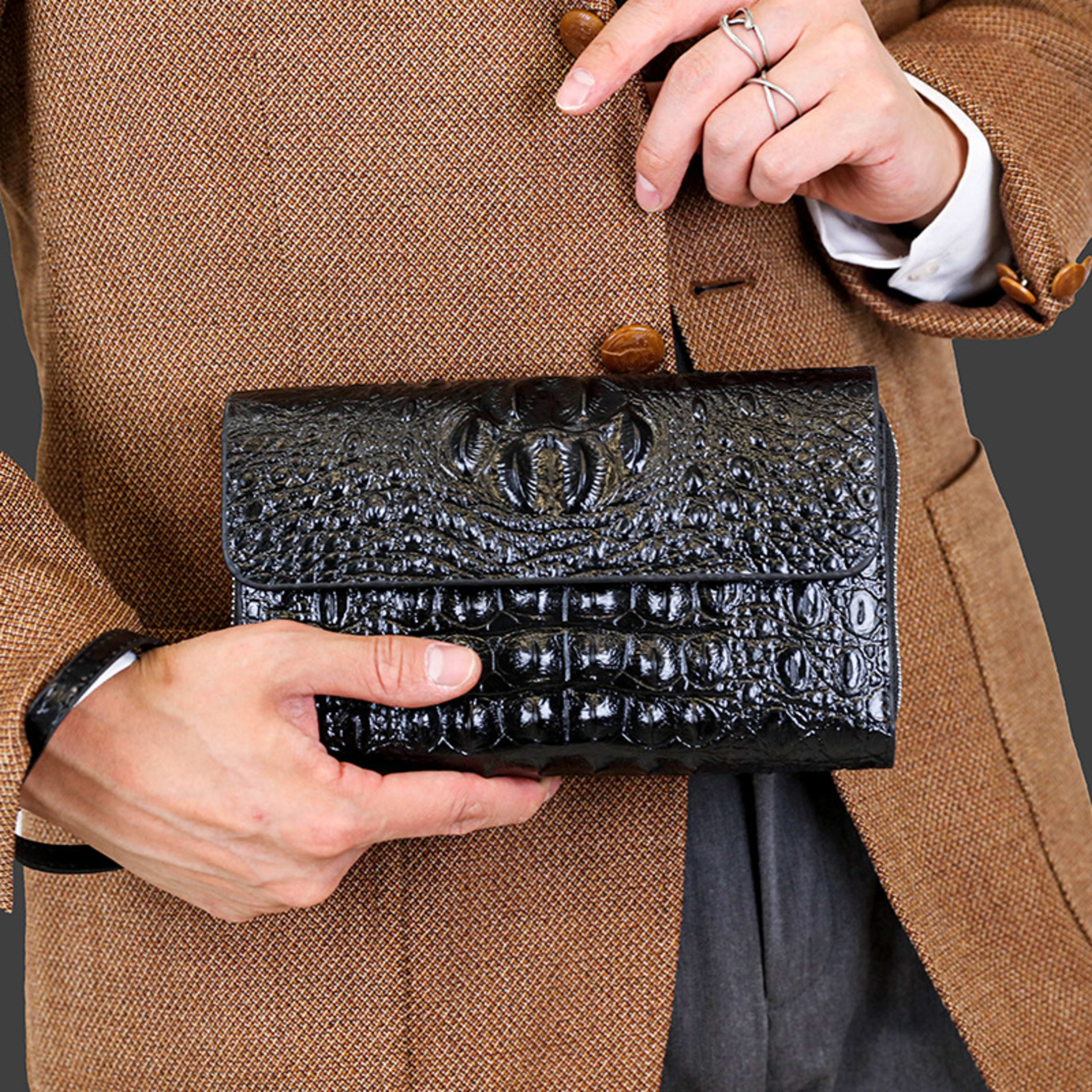 Men's Hand Carrying Double-layer Mobile Phone Bag 3