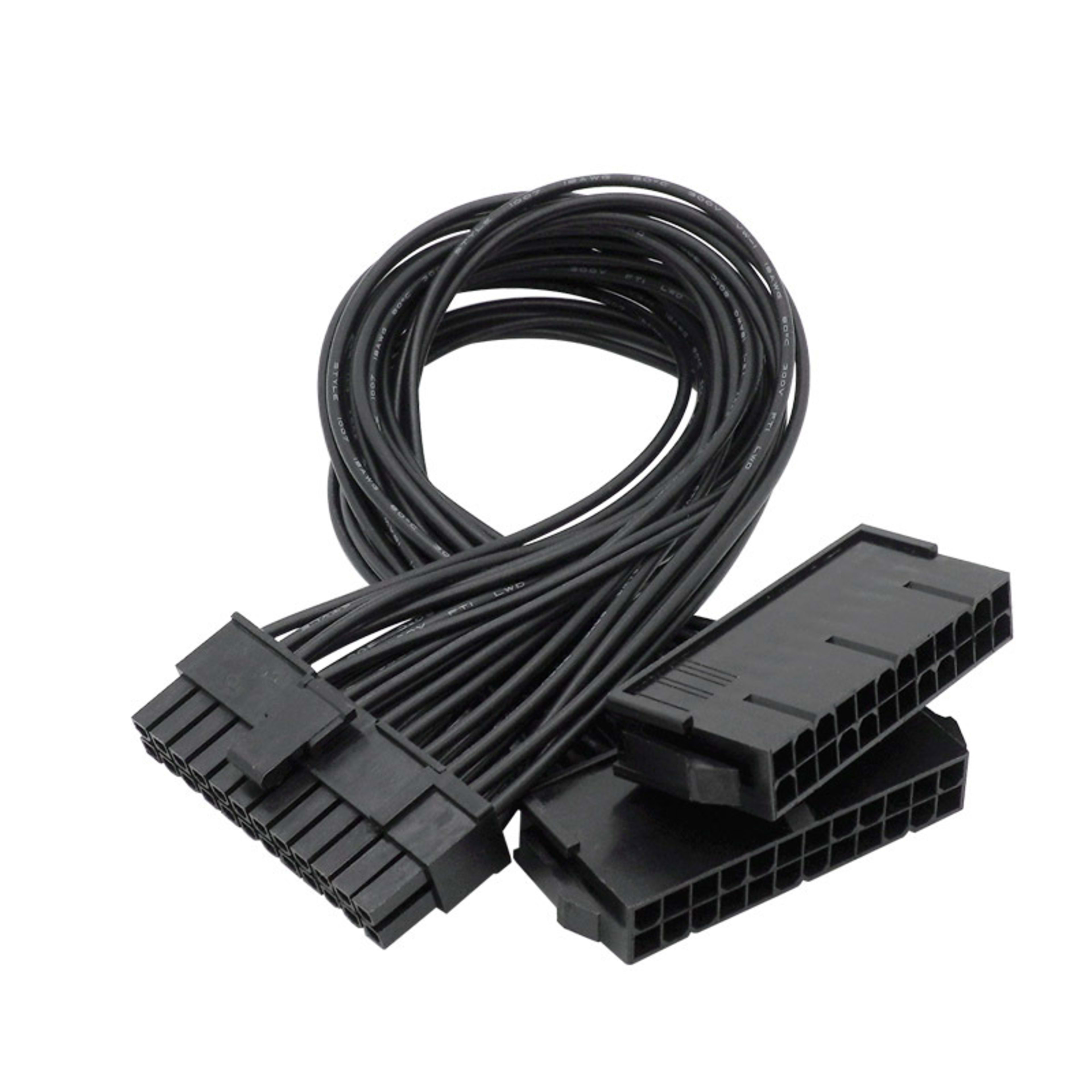 Dual-power Supply Synchronous Start Cable All-copper 24-pin To 4-pin Connector 3