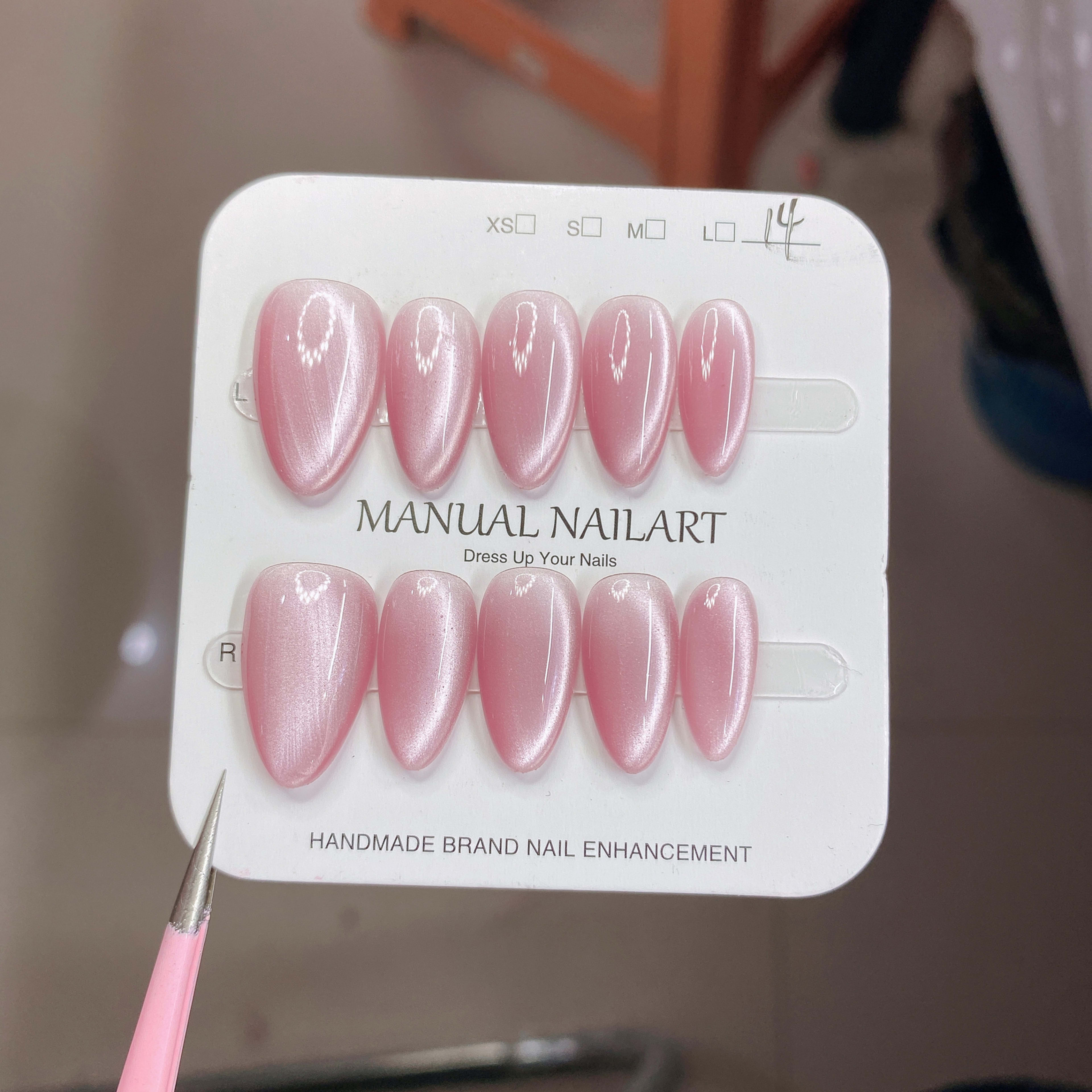Hand-applied Gel Nail Art Tips For UVLED Curing 6