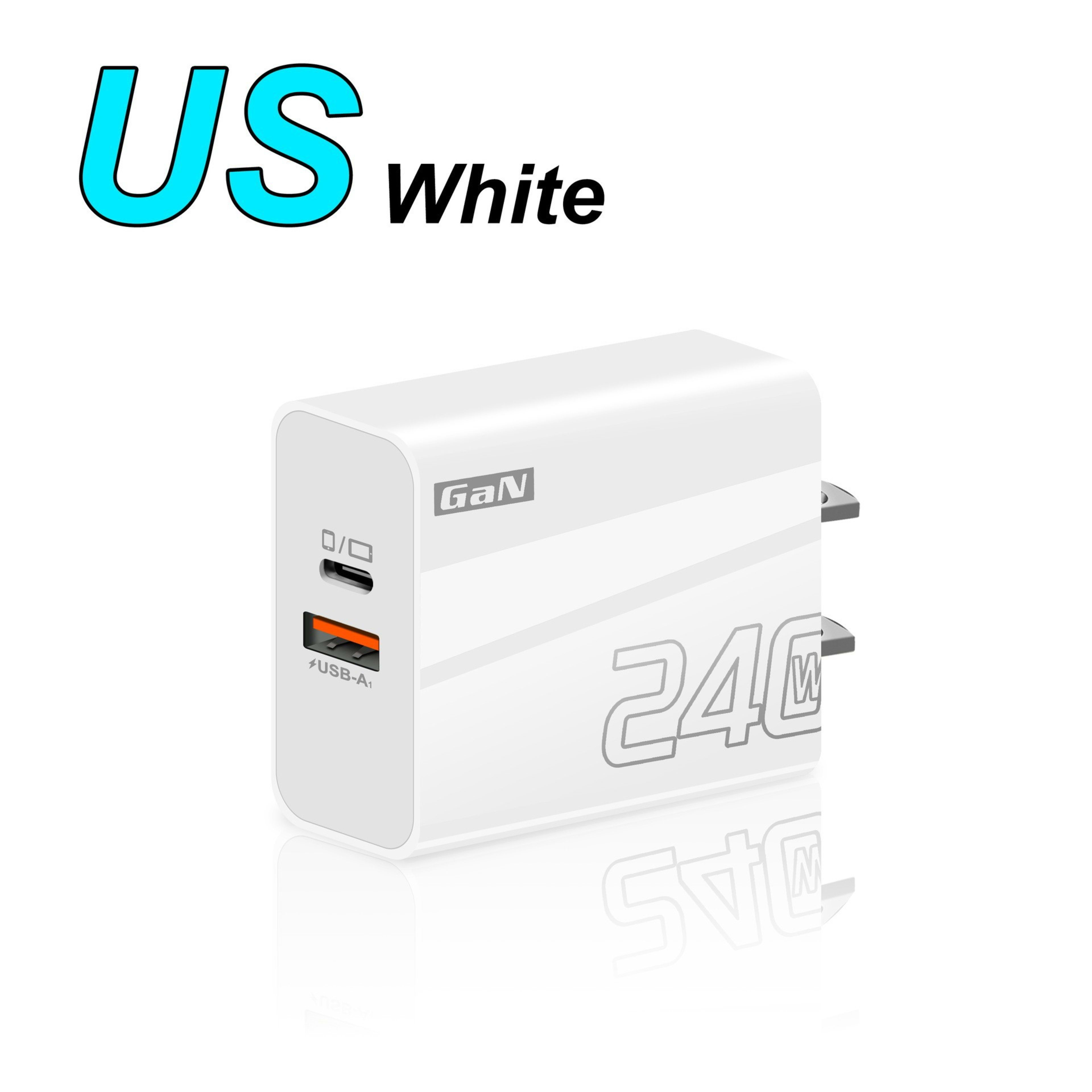 240W Multi-port Fast-charging Adapter For Smartphones 8