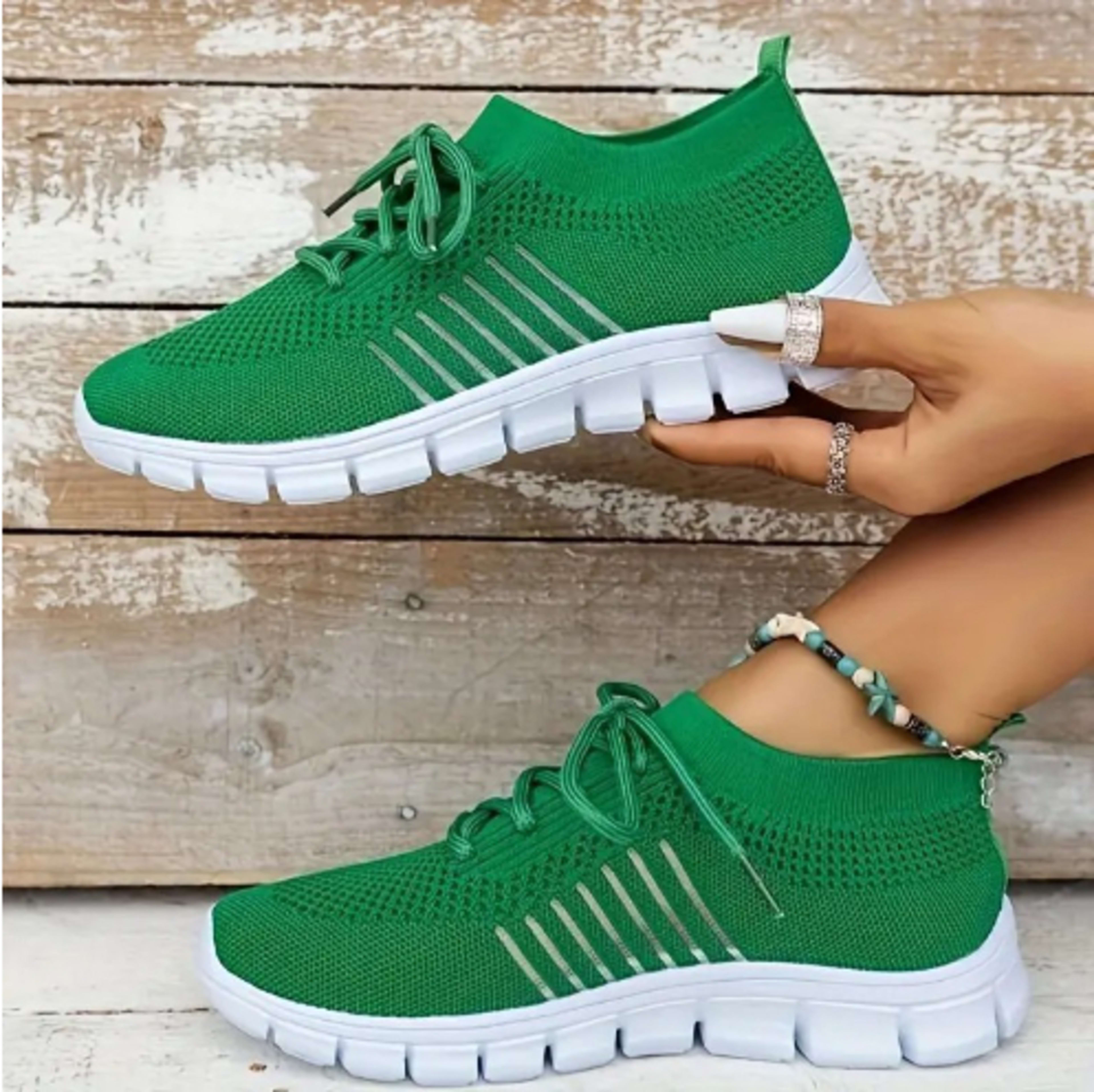 Women's Breathable Sneaker High-cut Lace-up Platform Casual Shoes 11