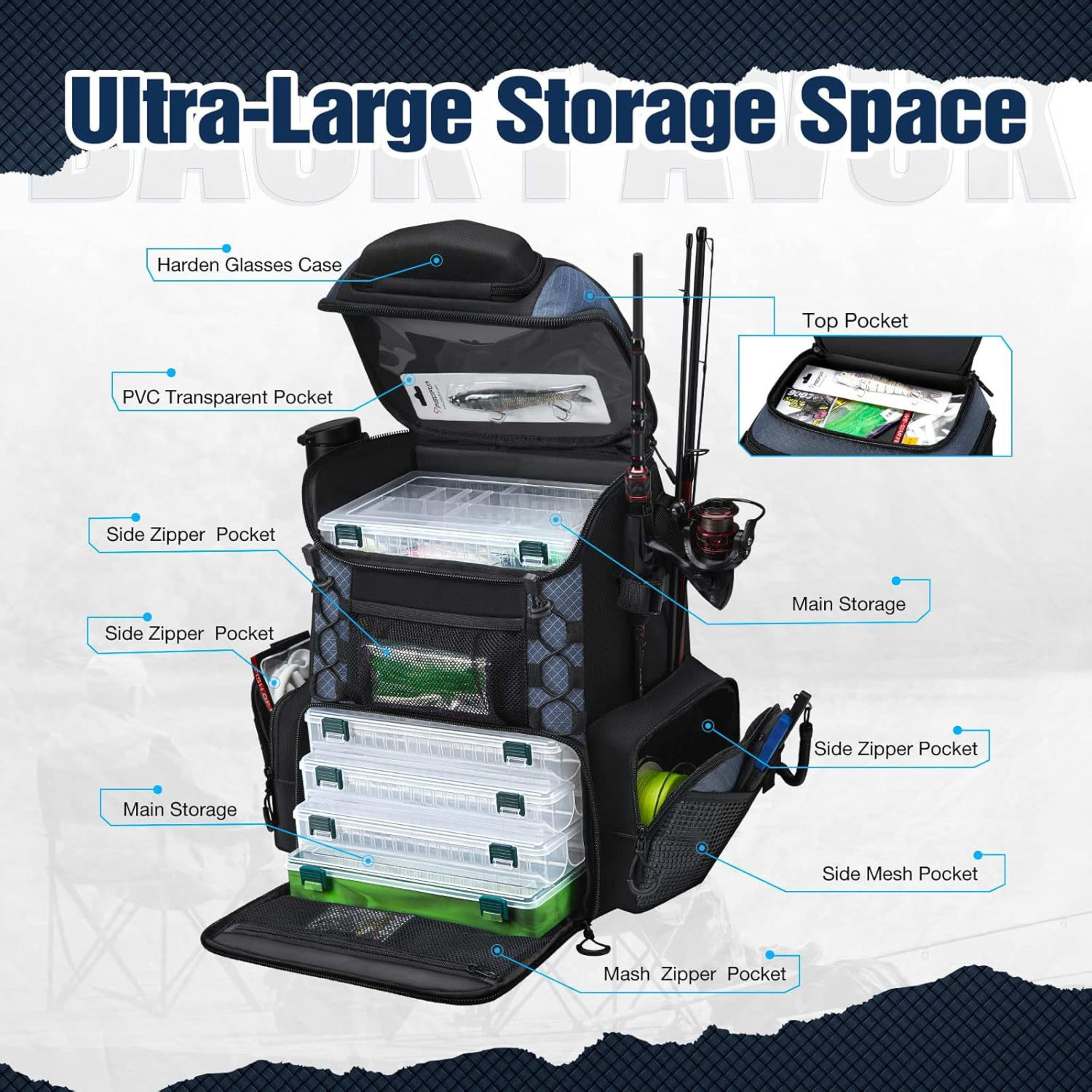 Best-selling Multi-functional Lure Fishing Bag Large Capacity 2