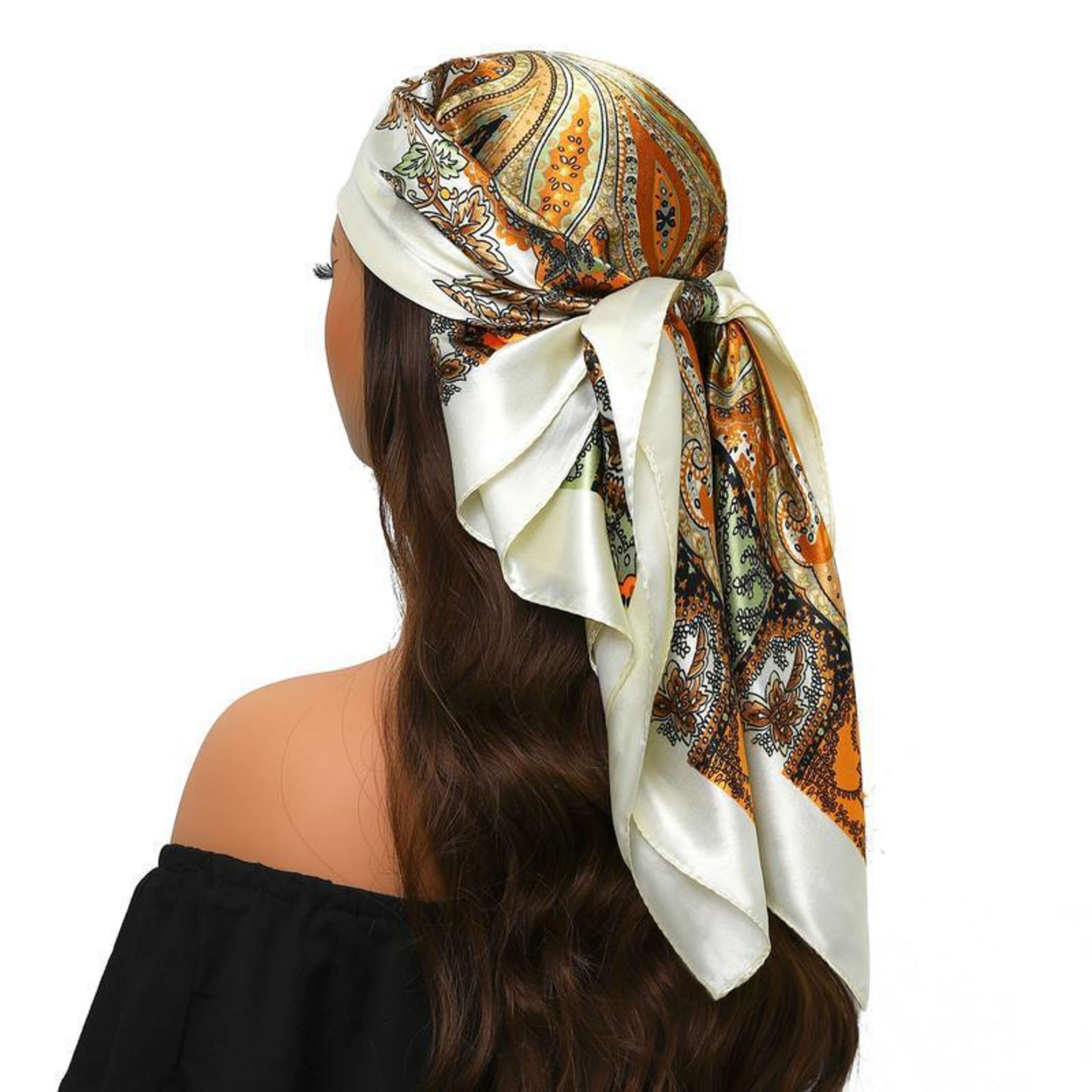 Women's Creative Printed All-Match Shawl Headscarf 41