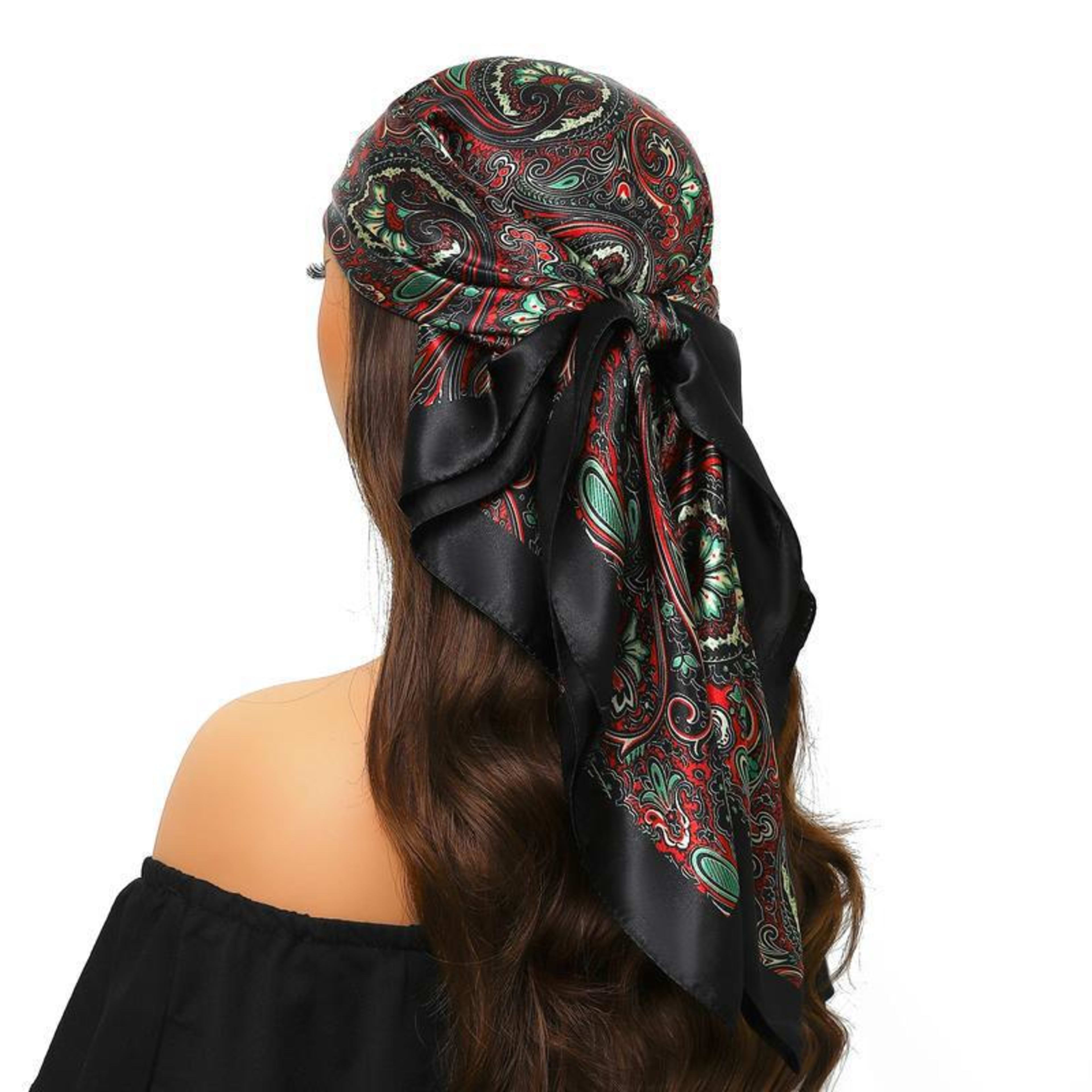 Women's Creative Printed All-Match Shawl Headscarf 8