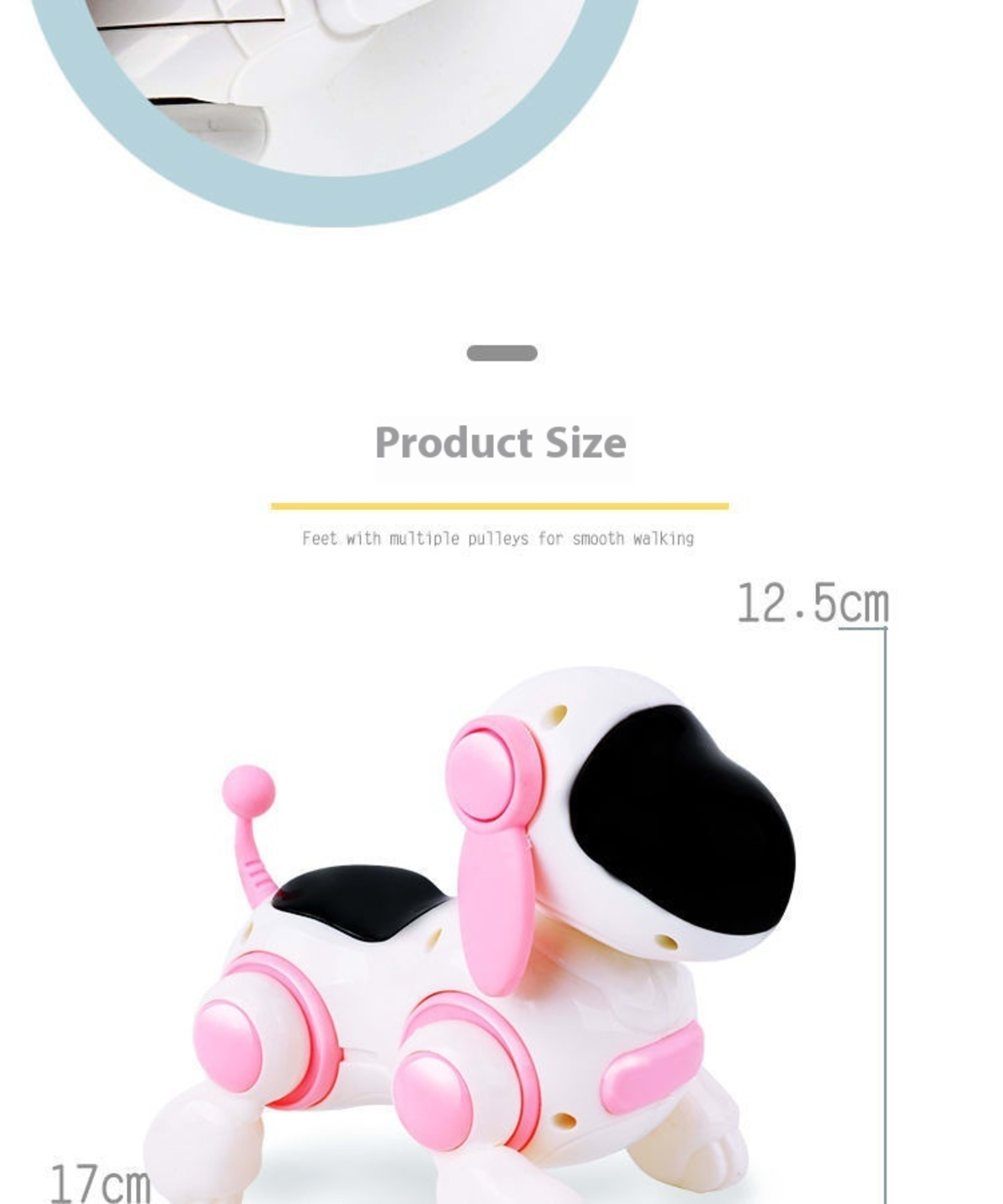 Children's Educational Crawling Simulation Electric Walking Music Dog Toy 9