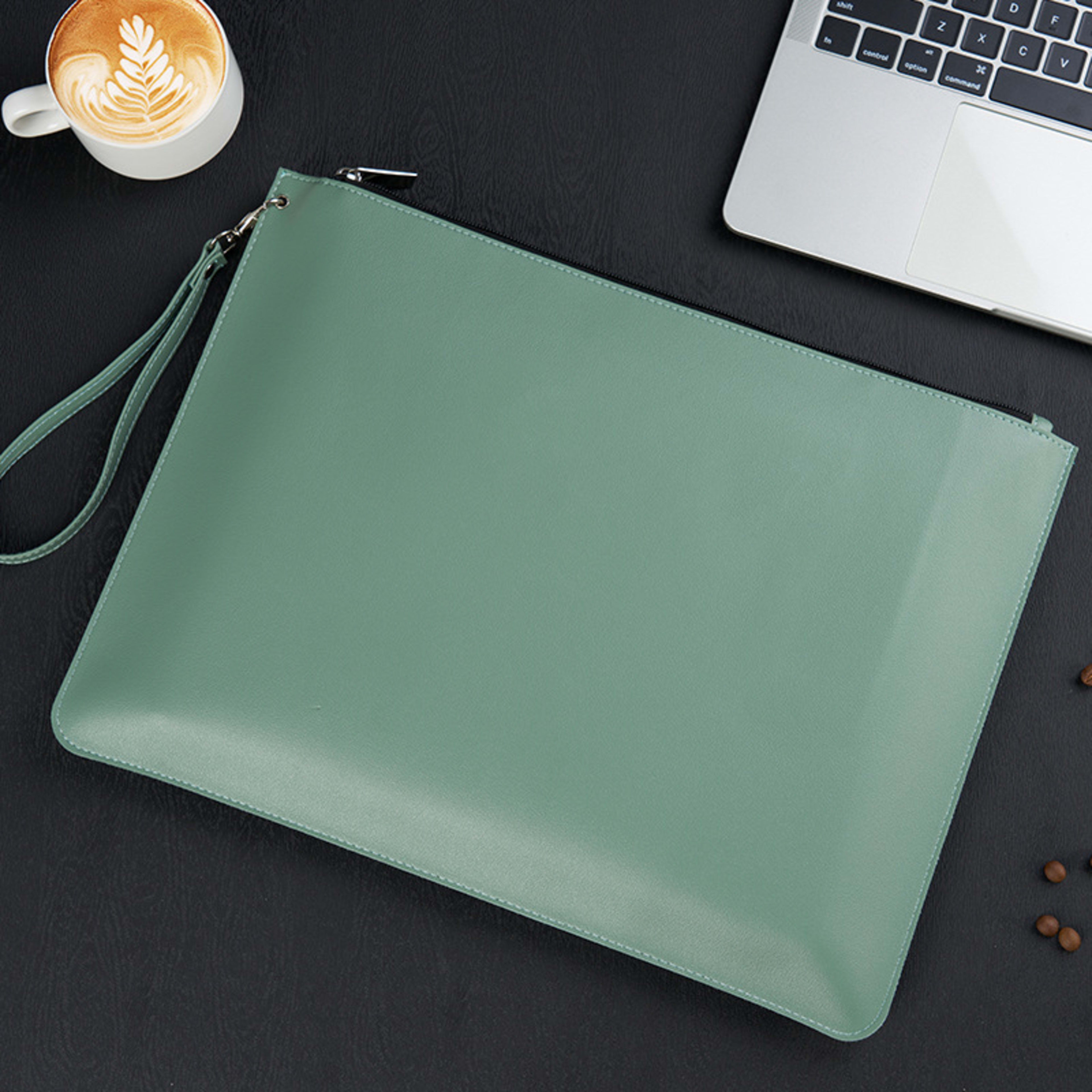 Sleek, High-capacity, Waterproof Leather Organizer For Contracts And Documents 3