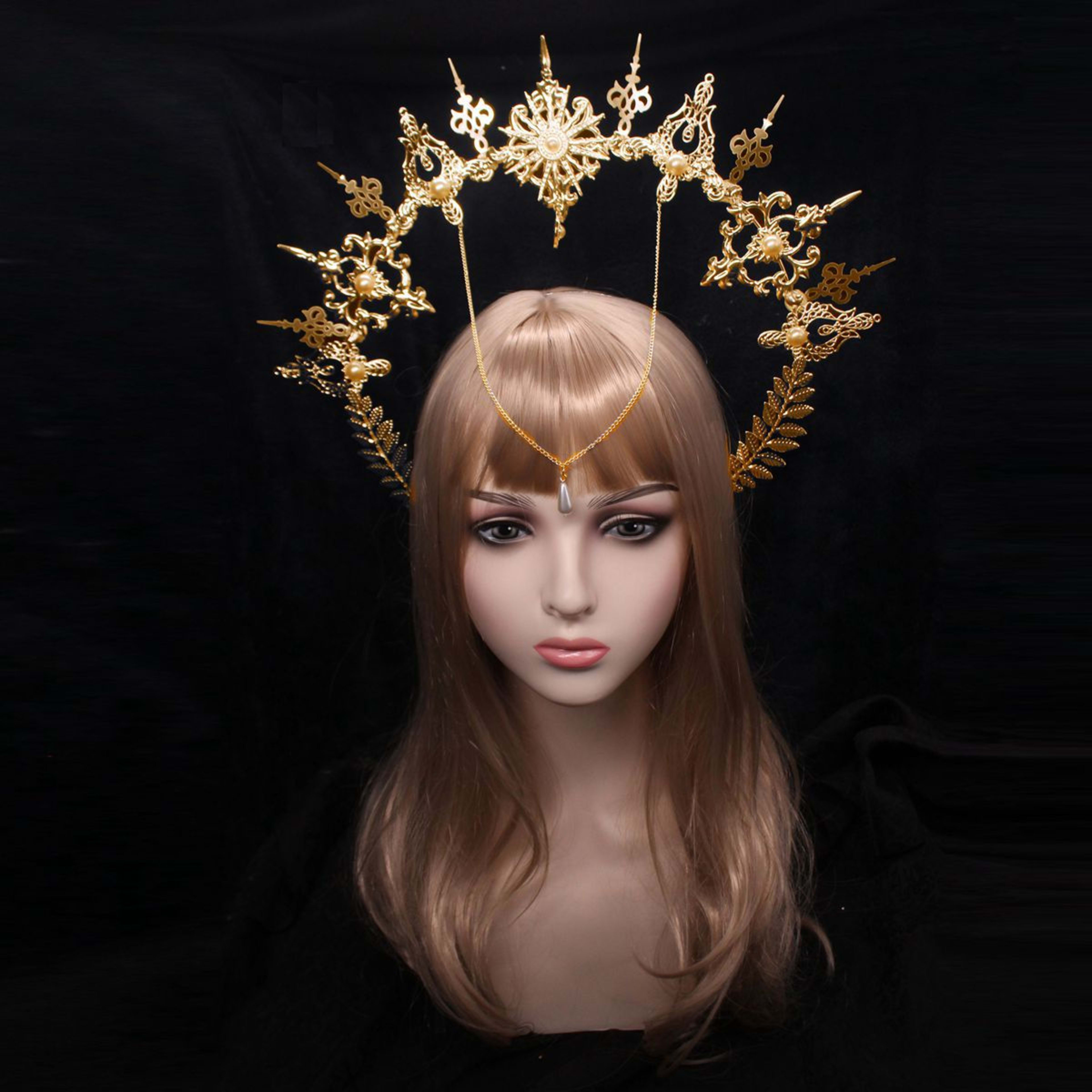 Handmade Sun Crown Accessory Kit Lolita Crown Supplies 15