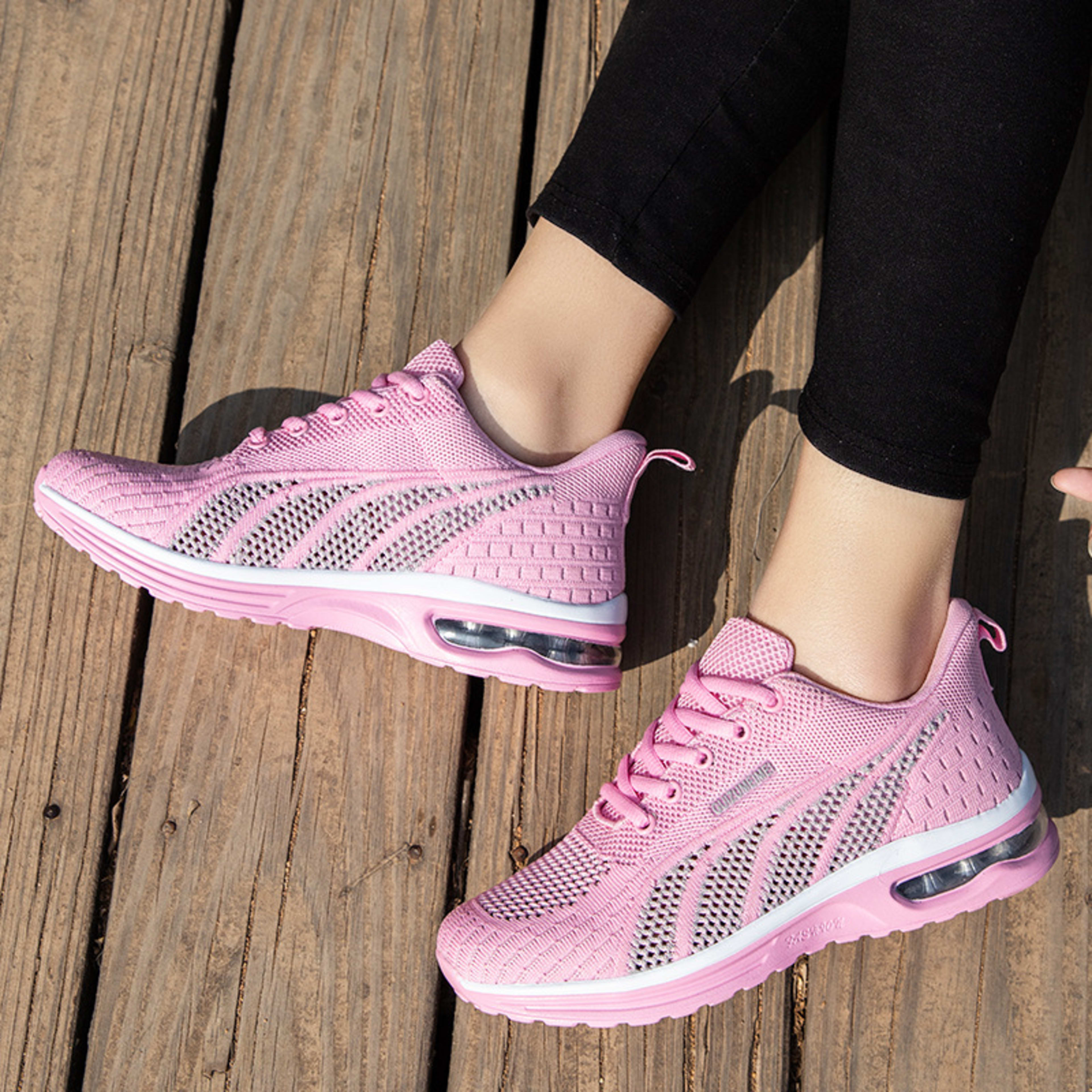 Mesh Women's Breathable Shoes Flying Woven Air Cushion 9