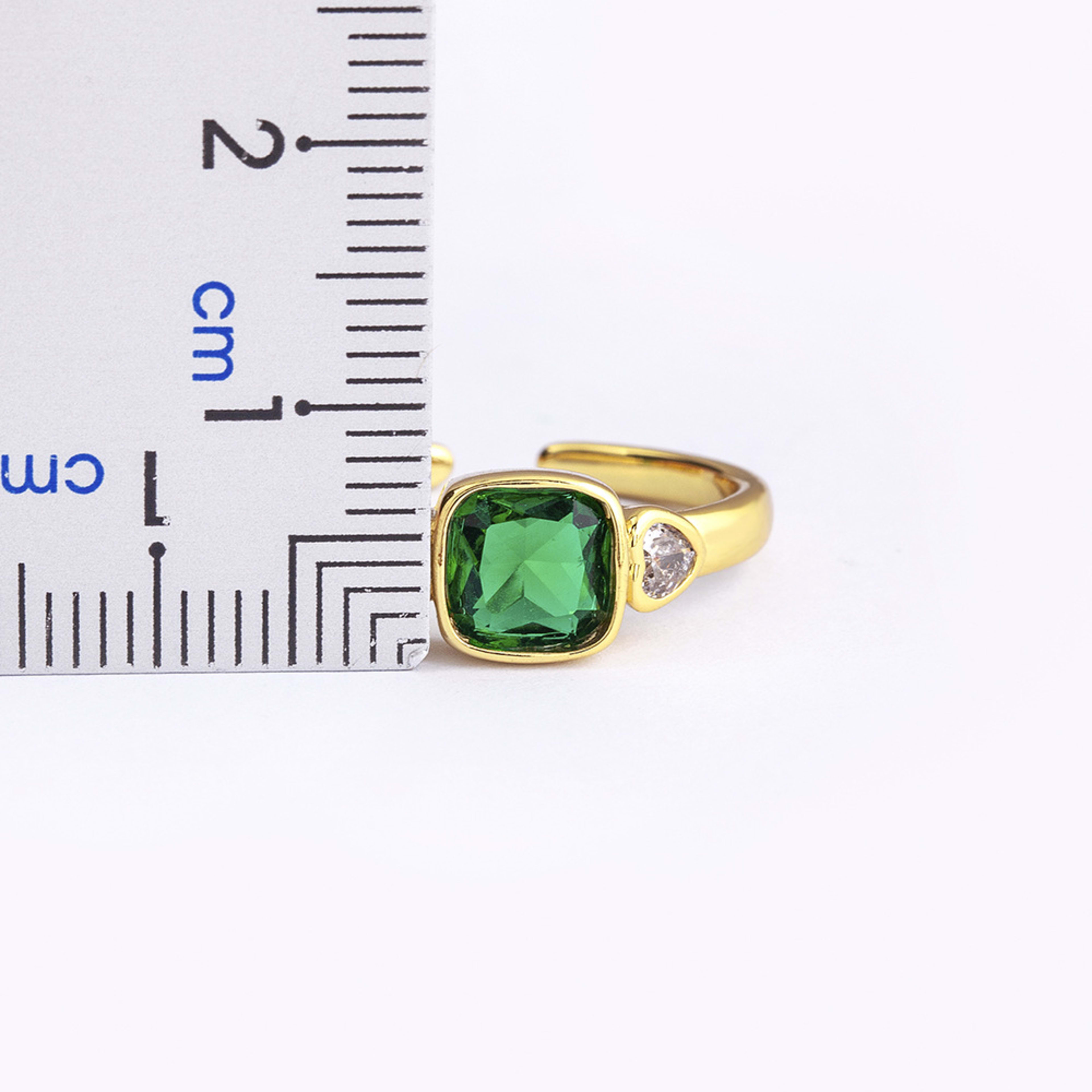 Elegant Micro-Pave Heart-Shaped Diamond Ring For Women 7