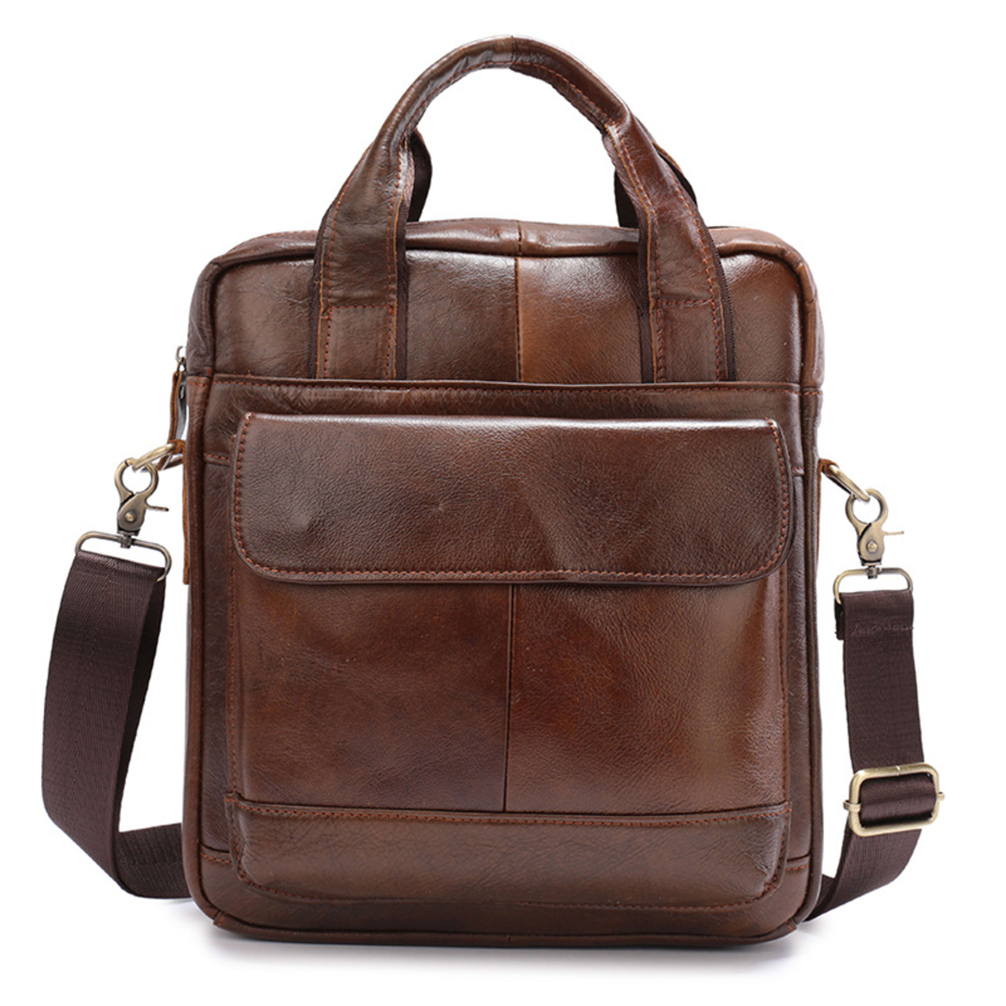 Vertical Briefcase Retro Men's Bag Handbag 6