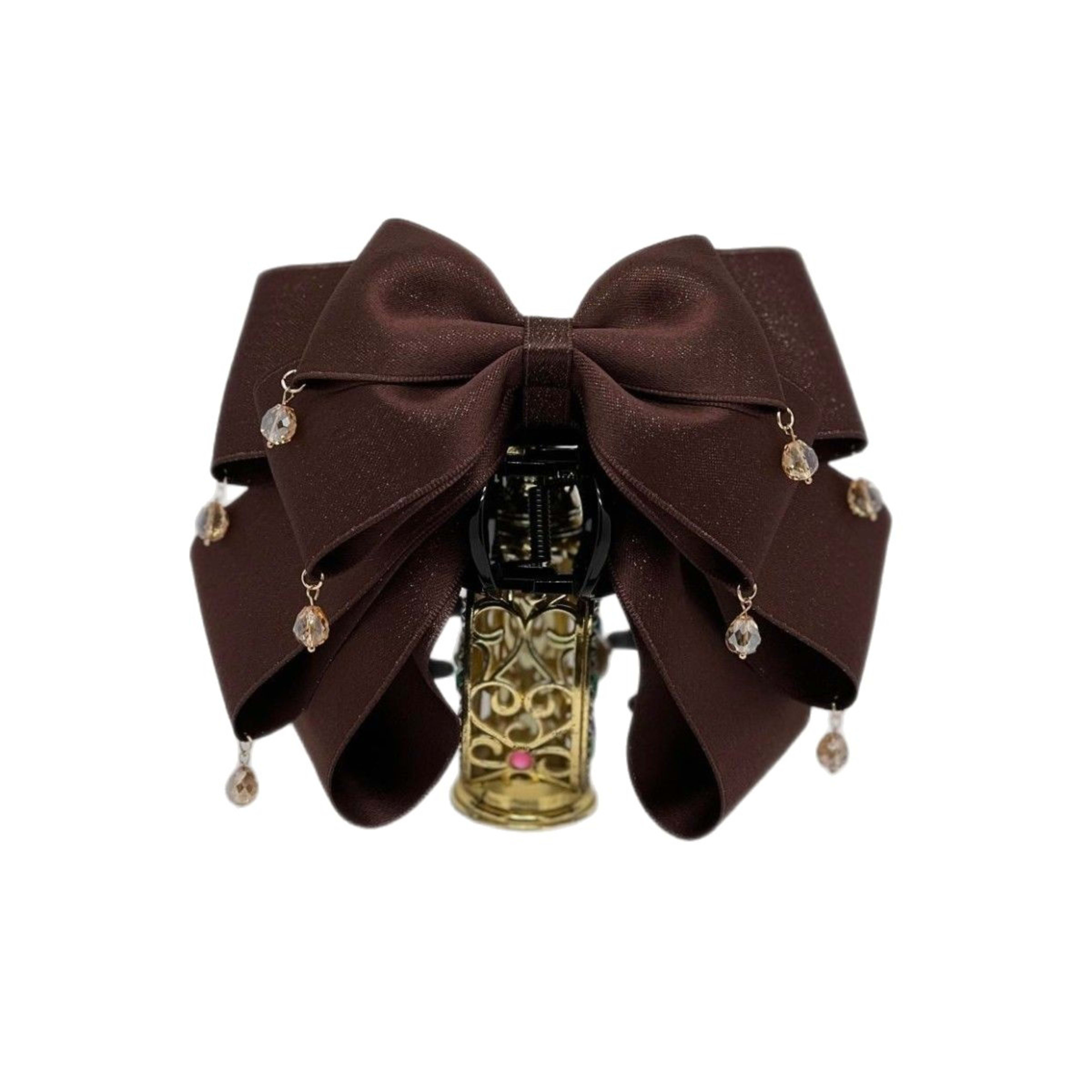 Multi-layer Butterfly Hair Clips With A Sparkling Bow