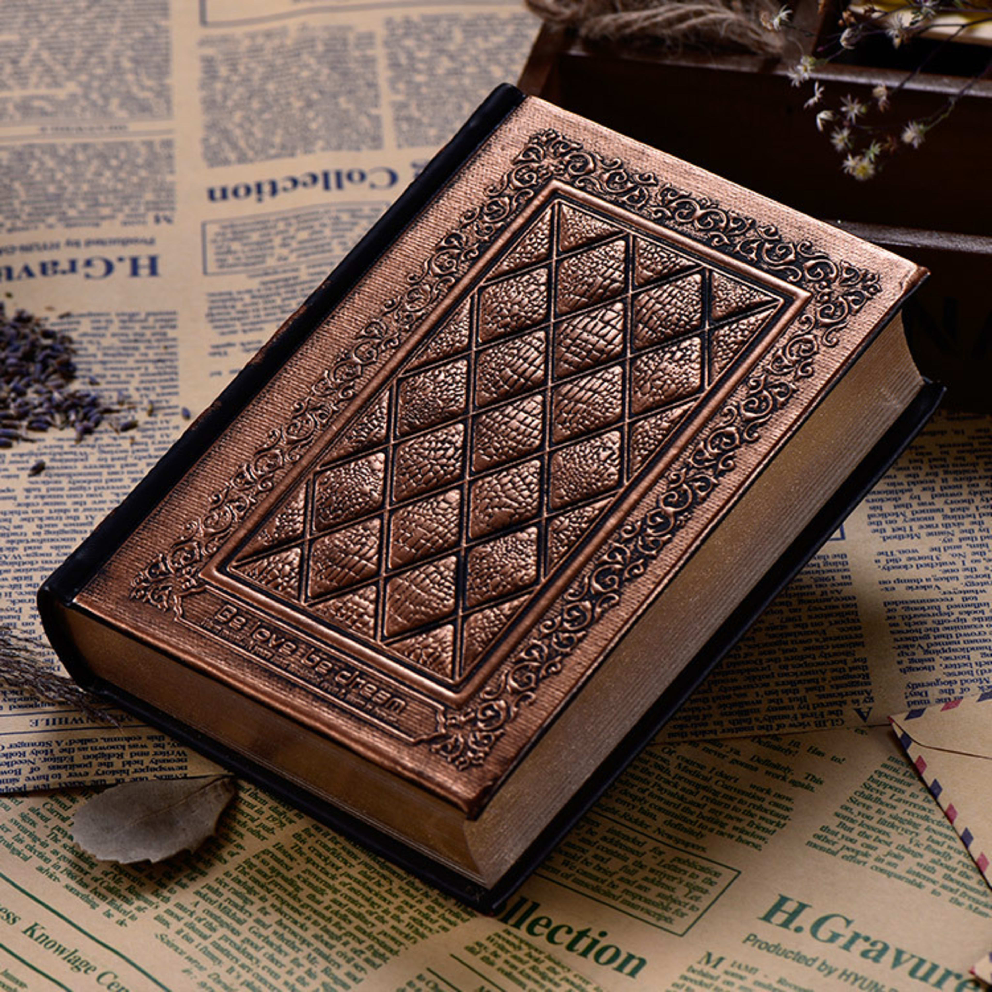 Embossed Faux Leather Notepad Three-dimensional Super Thick