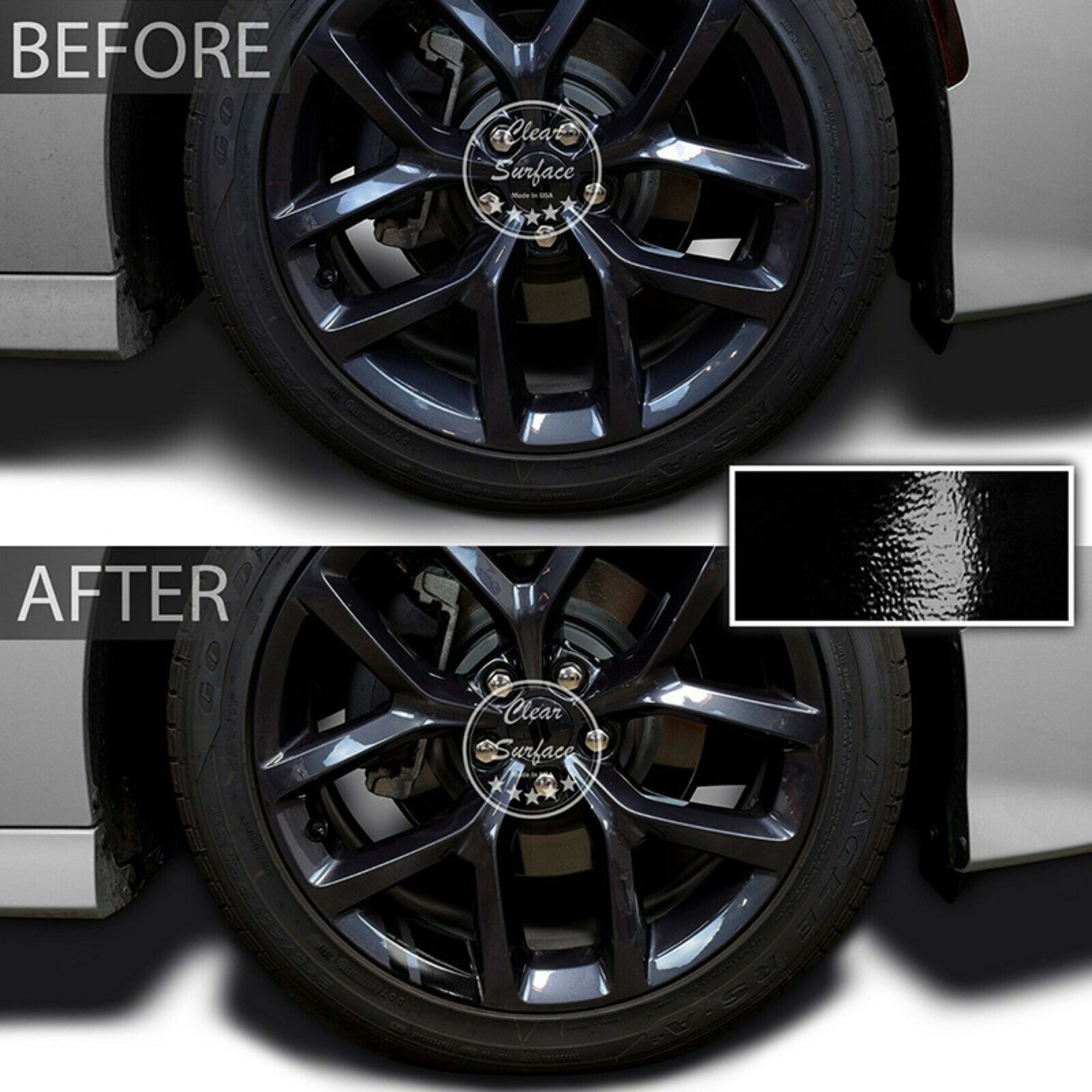 Steel Ring Modification Reflective Bumper Line Rearview Mirror Decorative Stickers 6