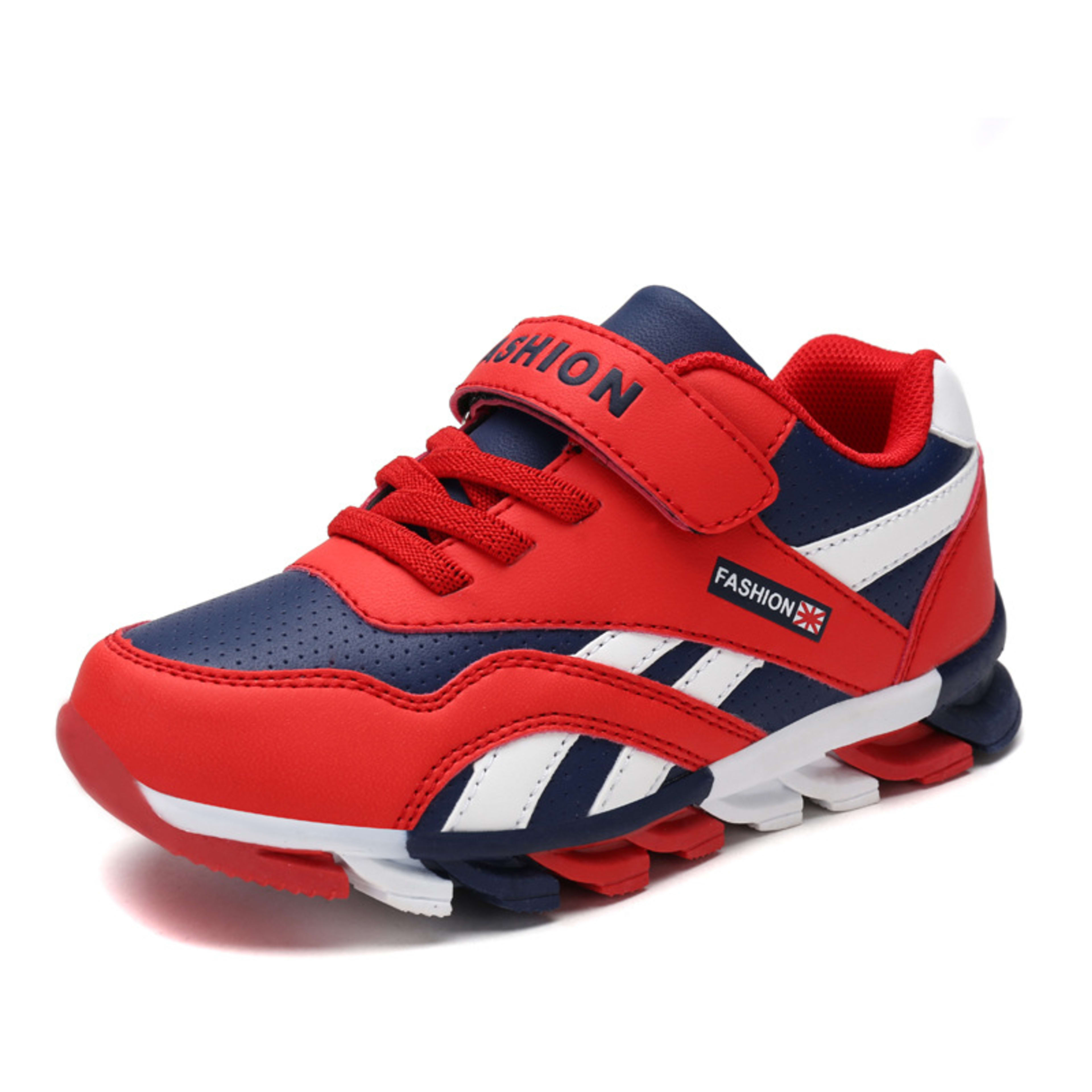 Children's Men's Cotton Magic Sports Large Stickers Running Shoes 1
