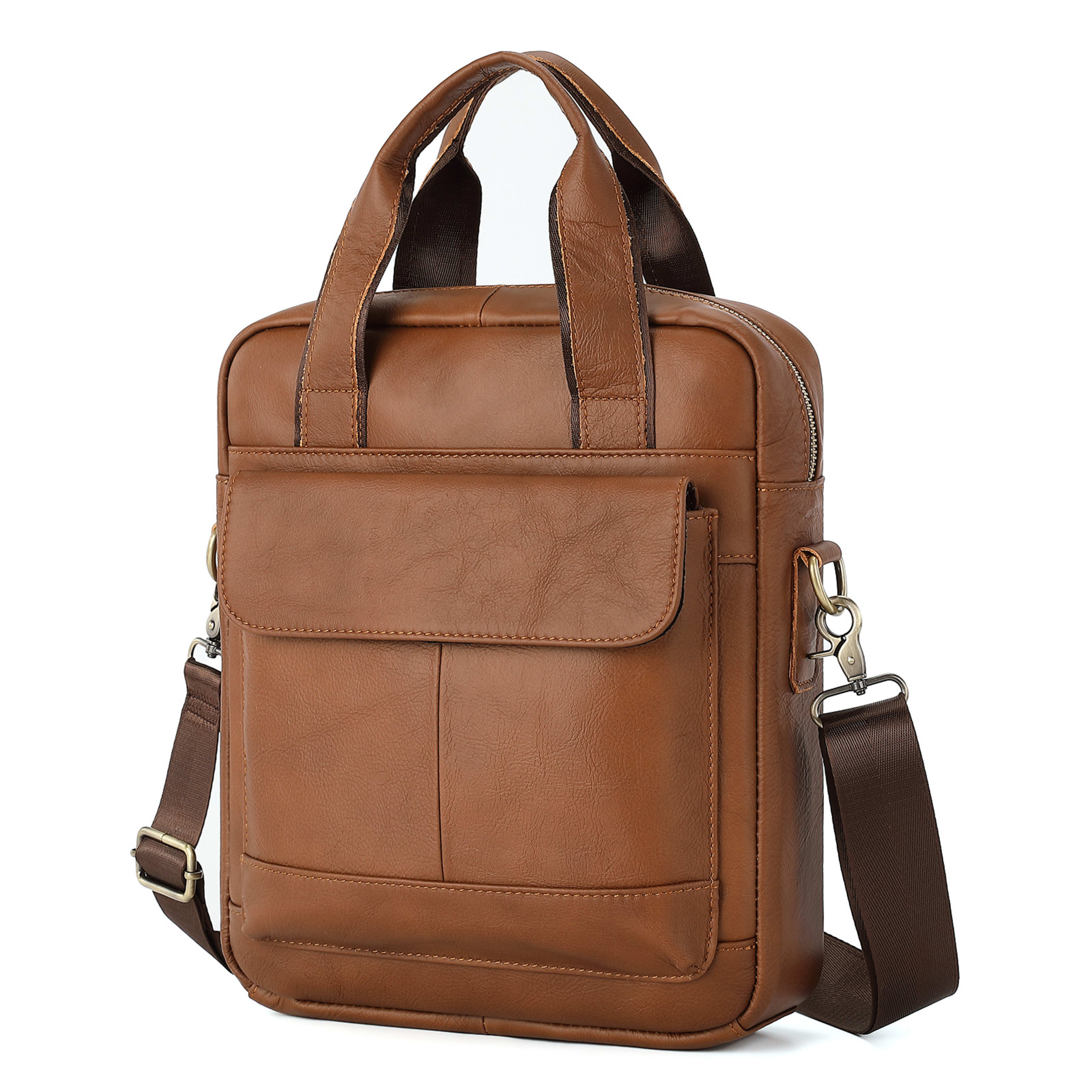Vertical Briefcase Retro Men's Bag Handbag 2