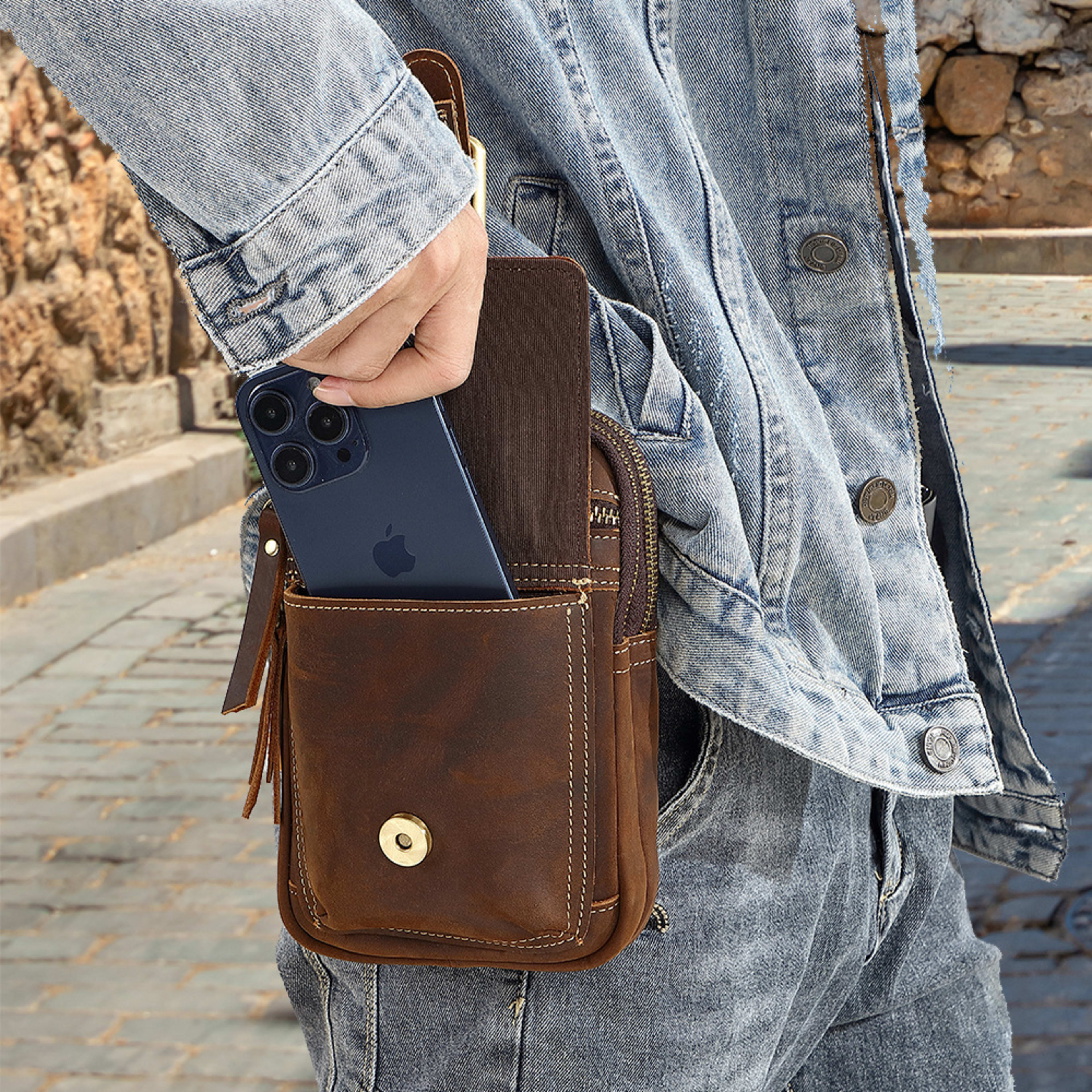 Multi-functional Patchwork Phone Bag 7