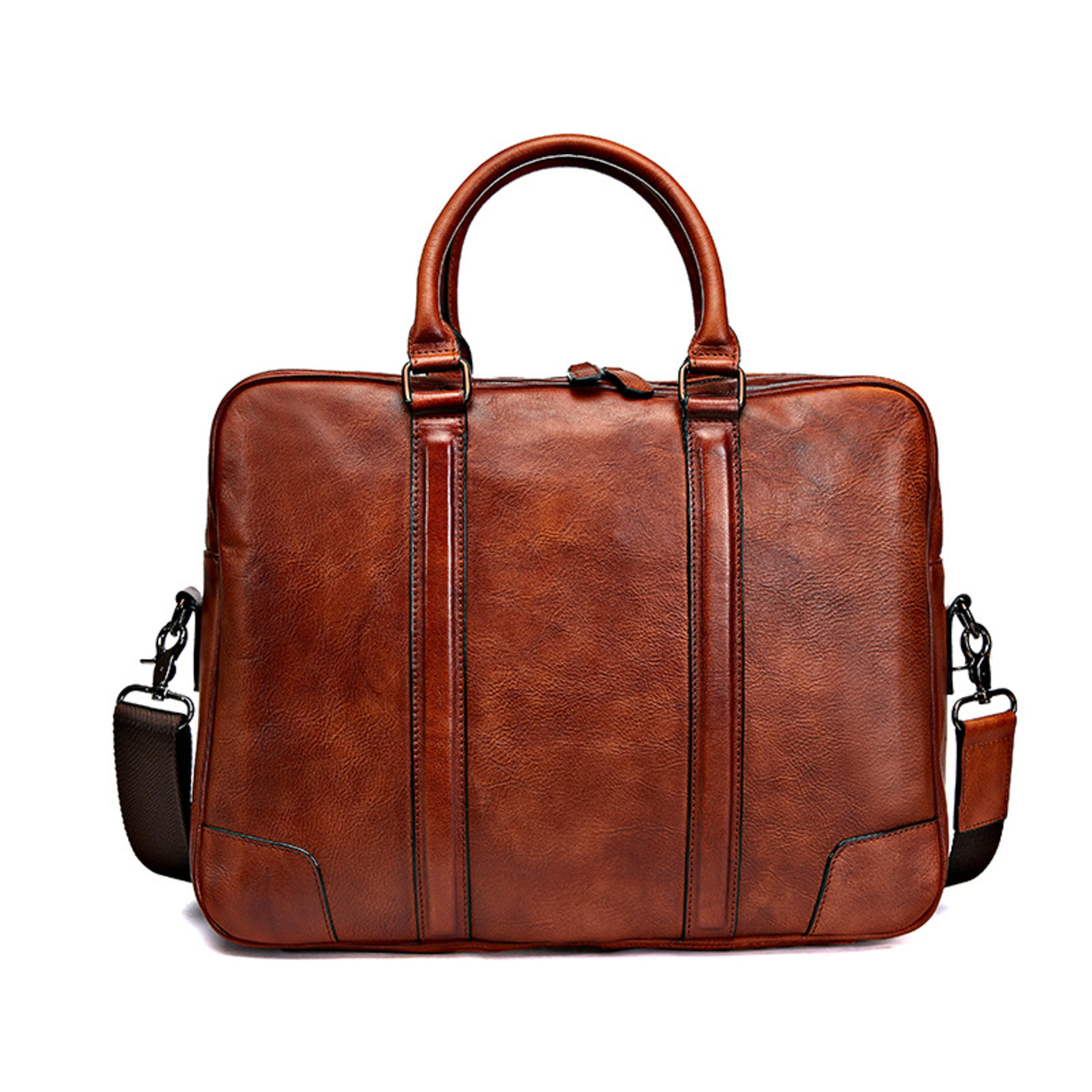 Skeleton-skin Genuine Leather High-grade Briefcase 6