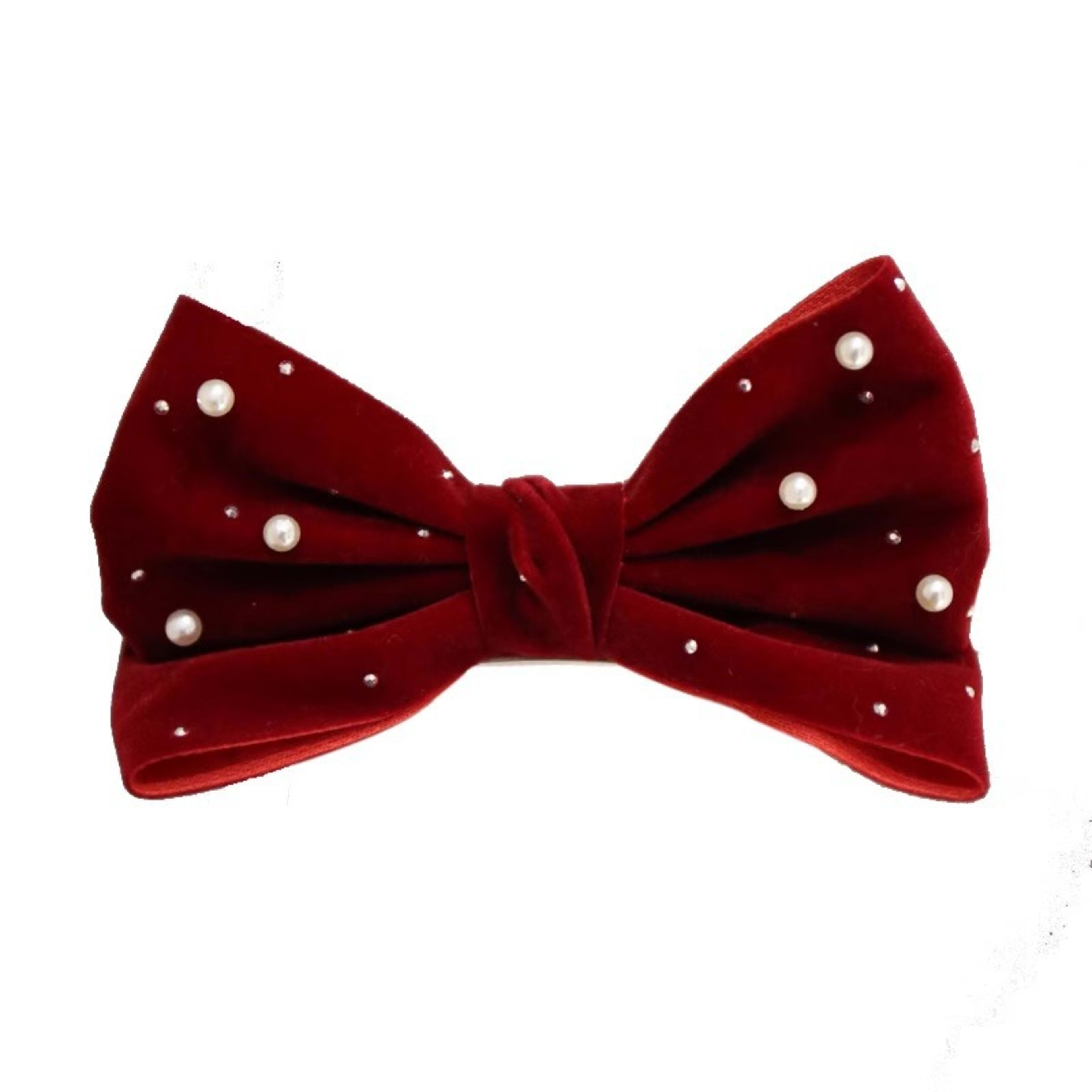 SpringSummer Kids Hair Clip With Three-Dimensional Pearl Big Bow 9