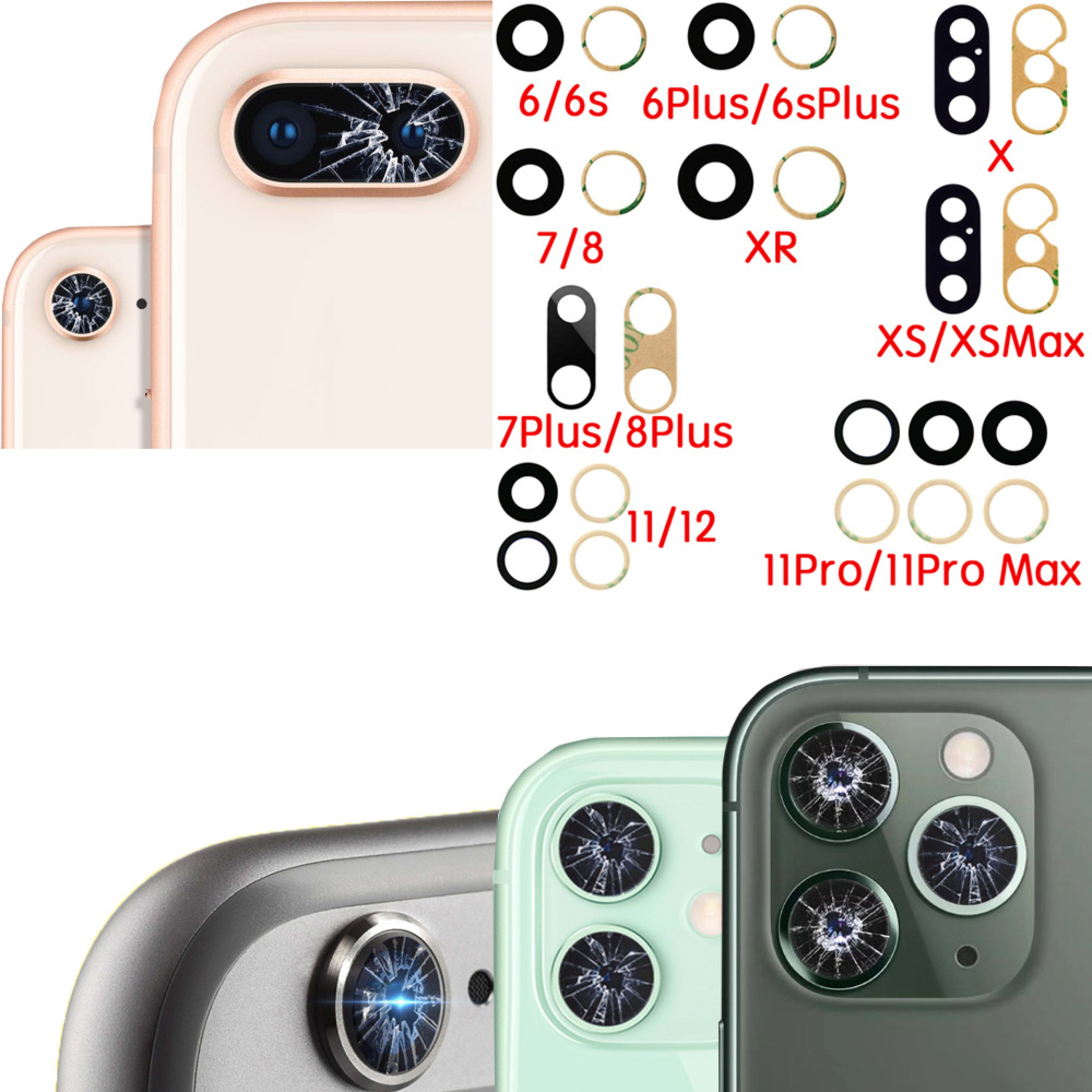 Rear Camera Glass Lens All Models Are Equipped With A Glass Lens 4