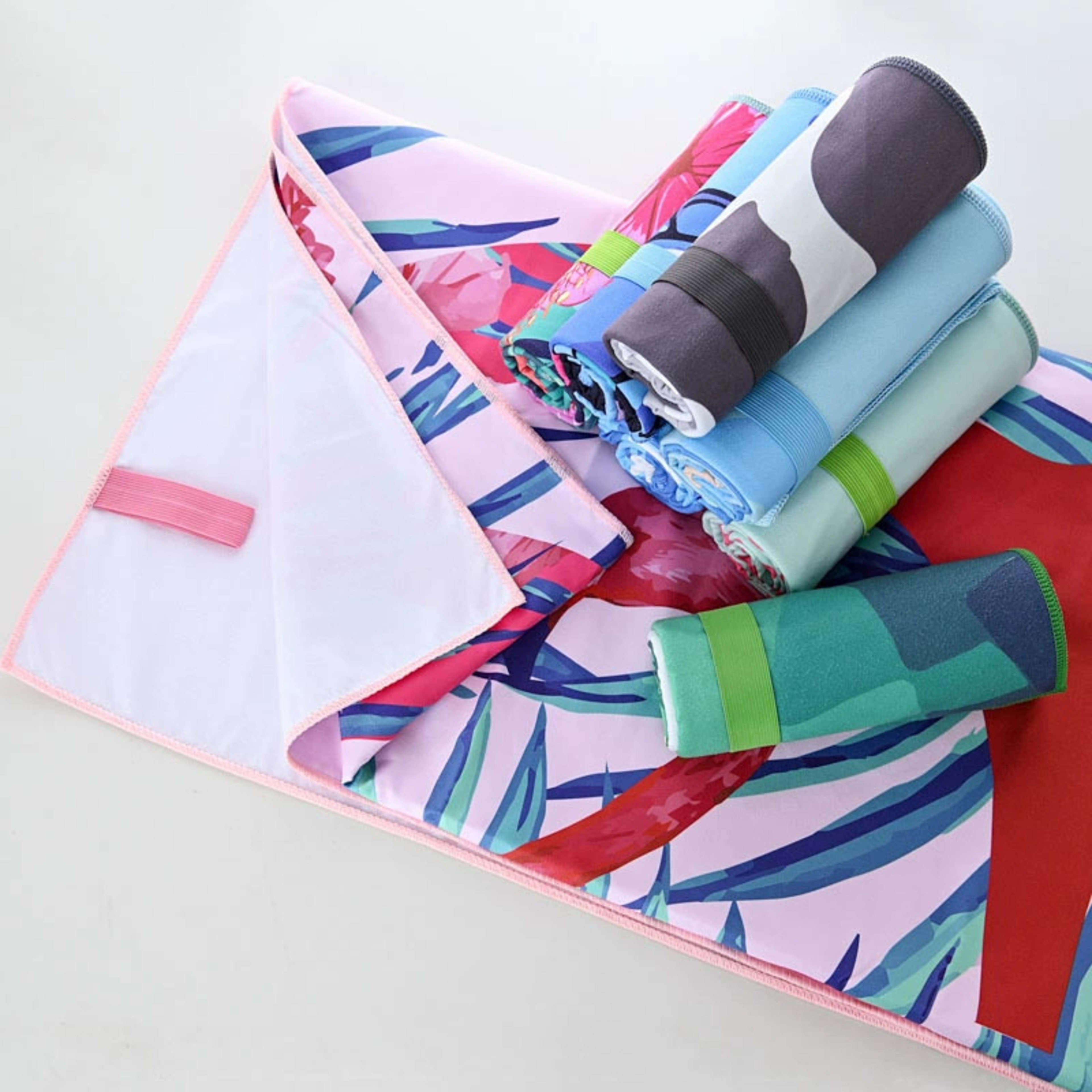 Cross-border Microfiber Double-Sided Coral Fleece Beach Towel 5