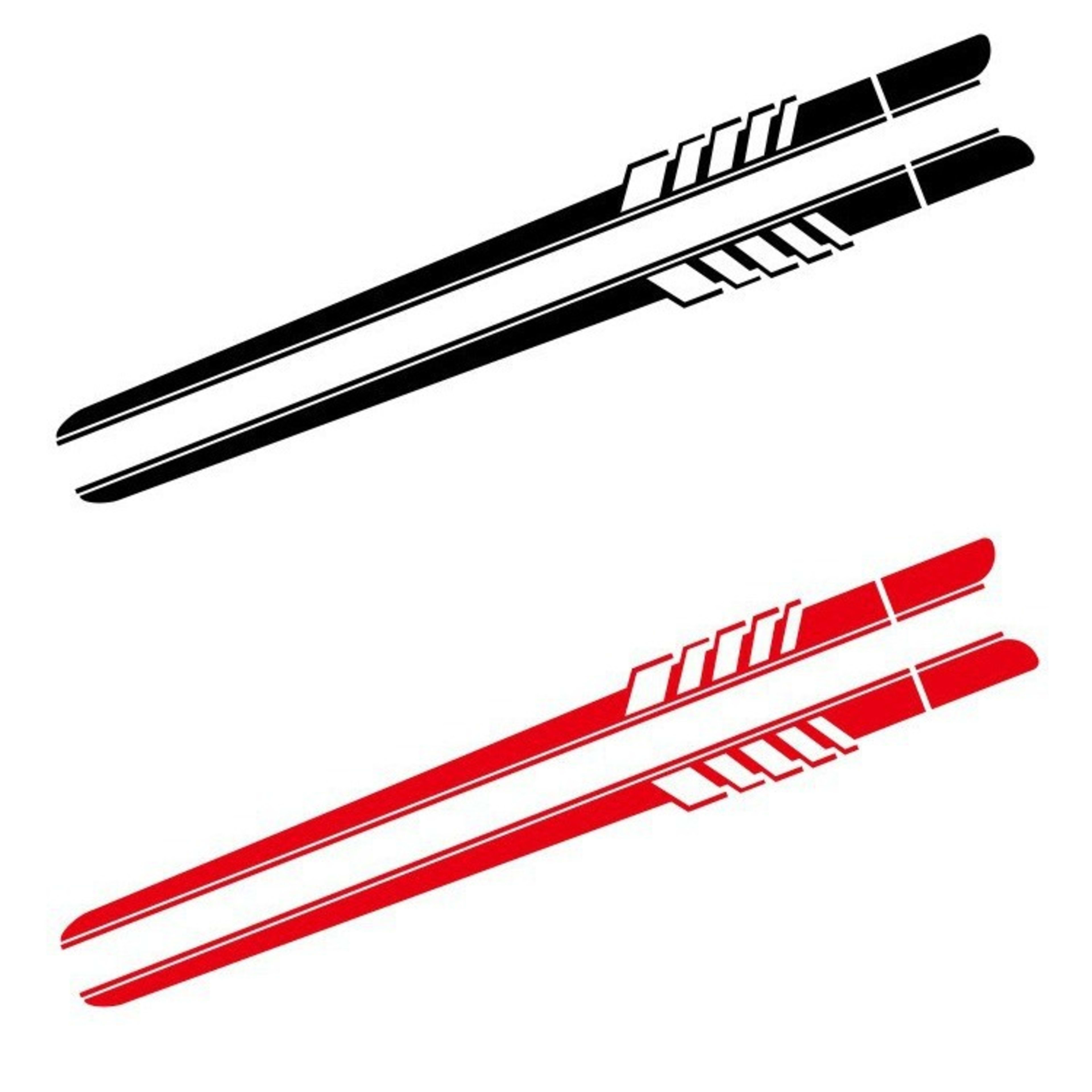 Striped Personality Car Decal Car Body Sticker Garland 7