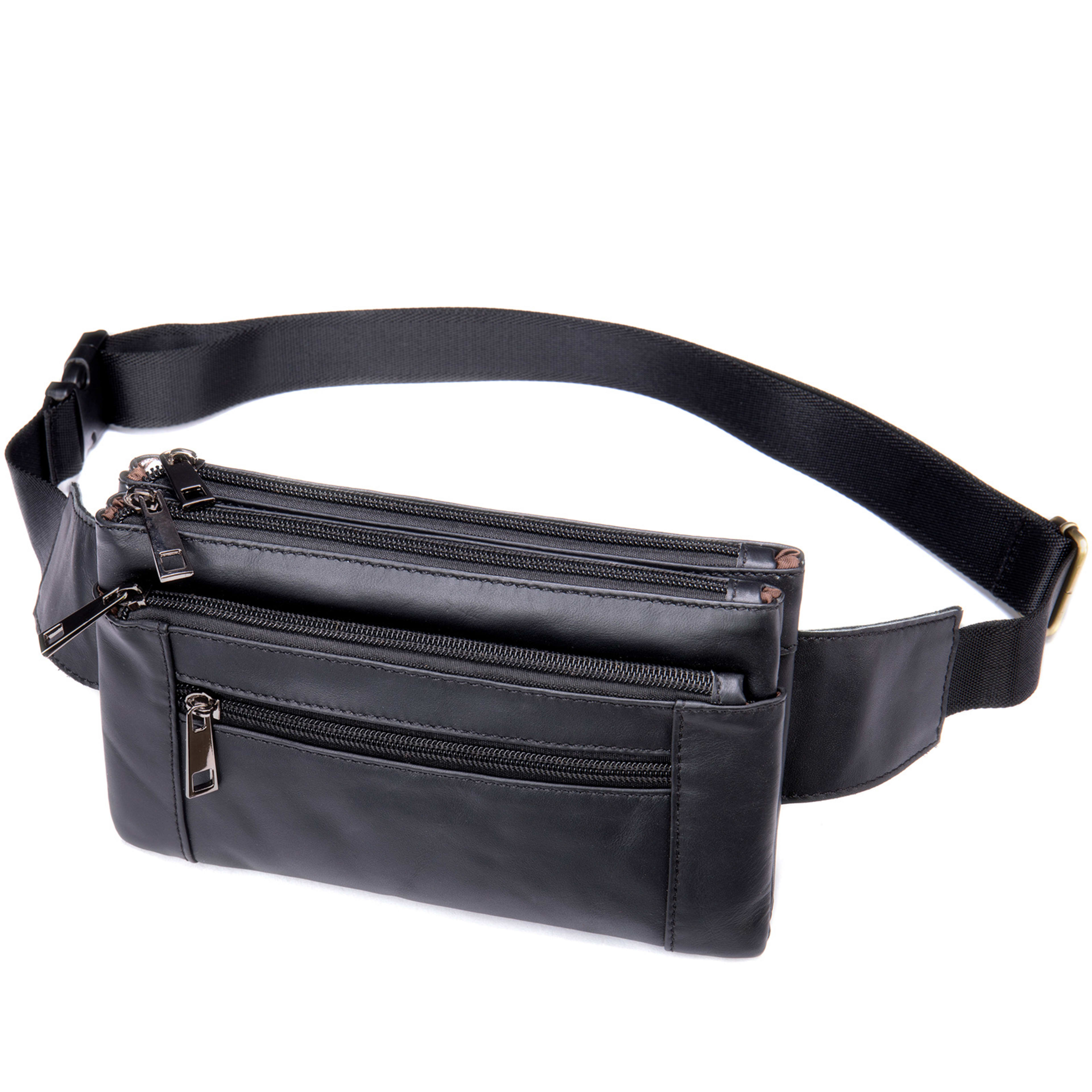 High-end Full-grain Leather Chest Bag