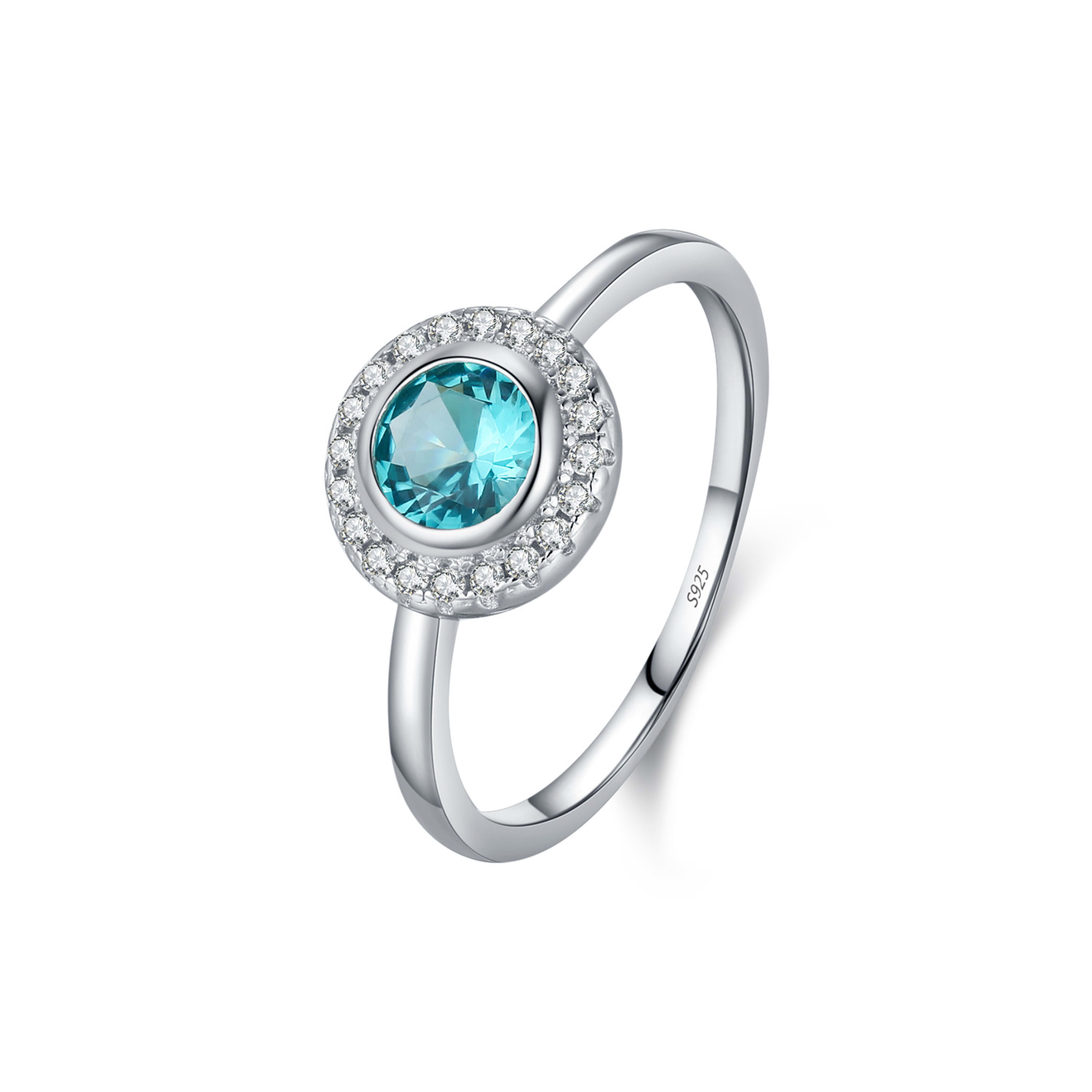 Women's S925 Silver French-style Elegant Diamond-Encrusted Ring 3