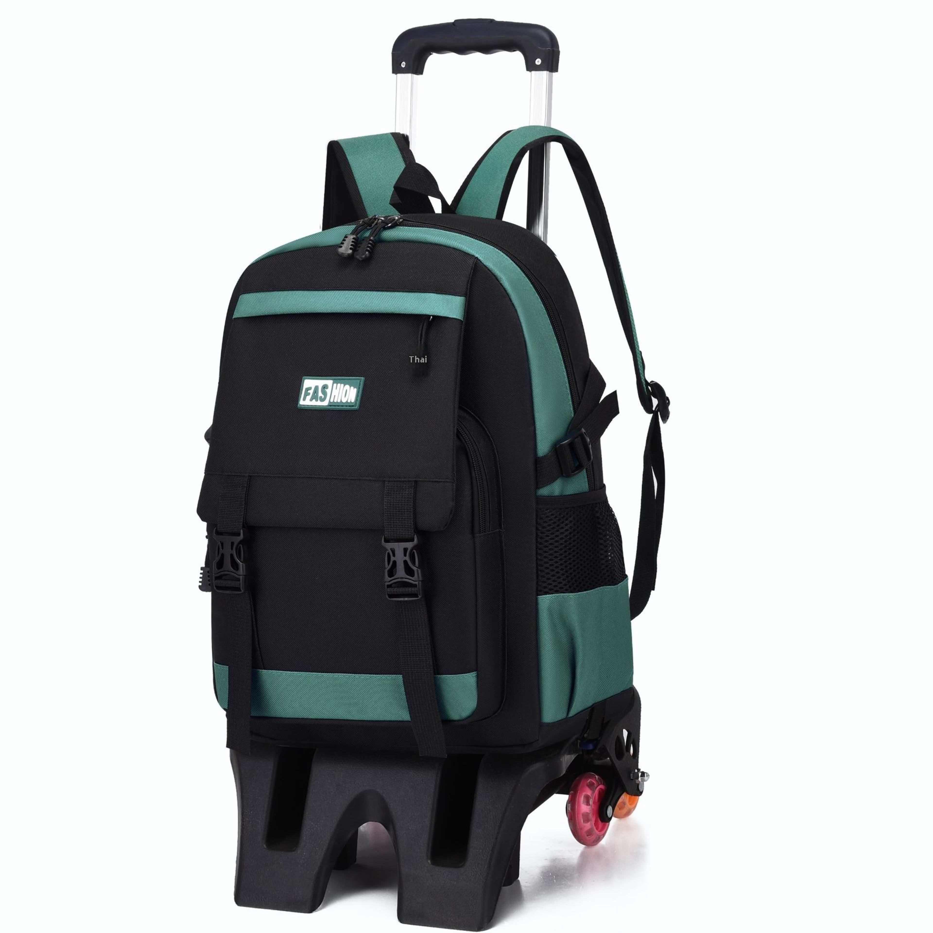 Leisure Primary School Student Large Capacity Pull Rod Backpack 6