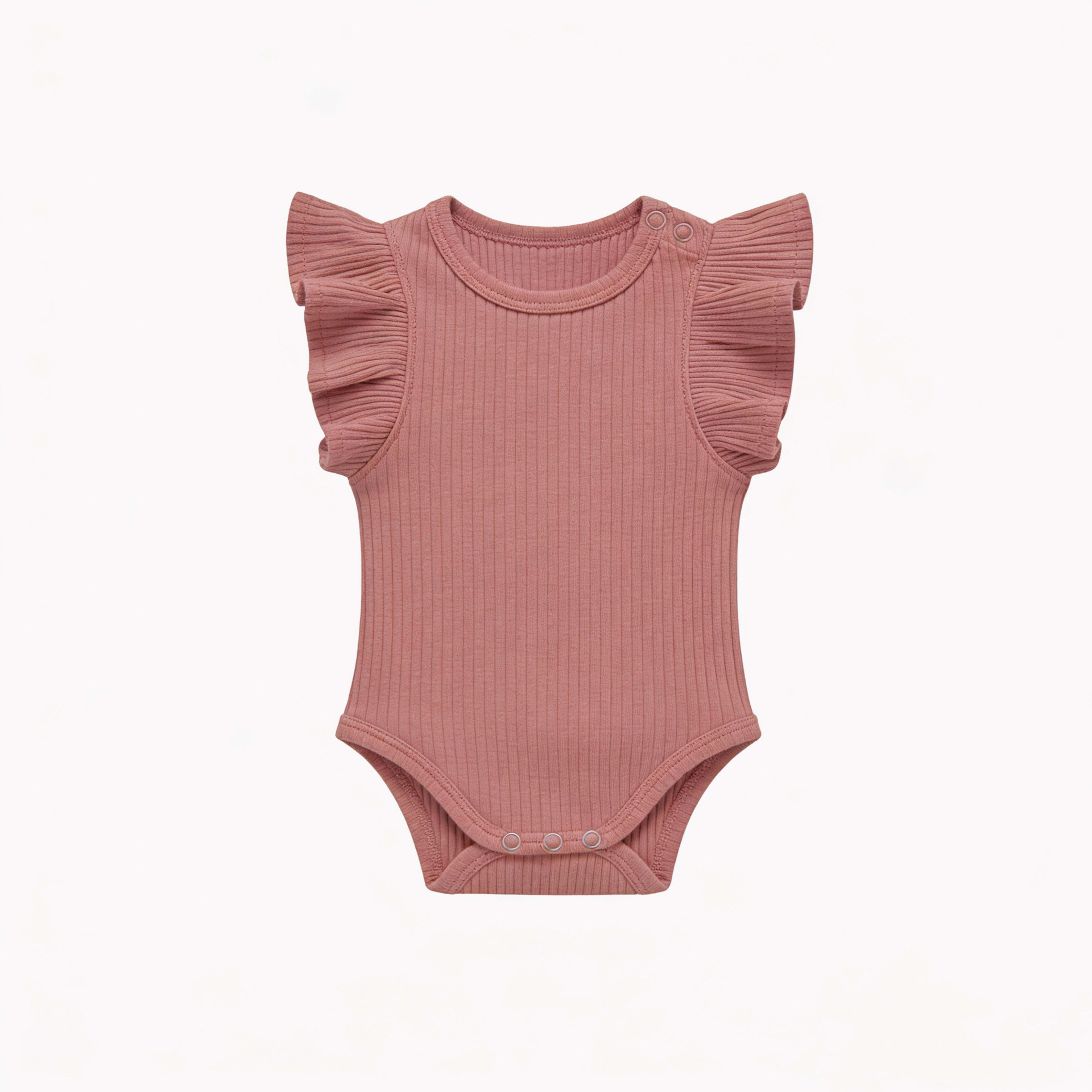 Baby Romper Knitted Ribbed Infant Onesie 9