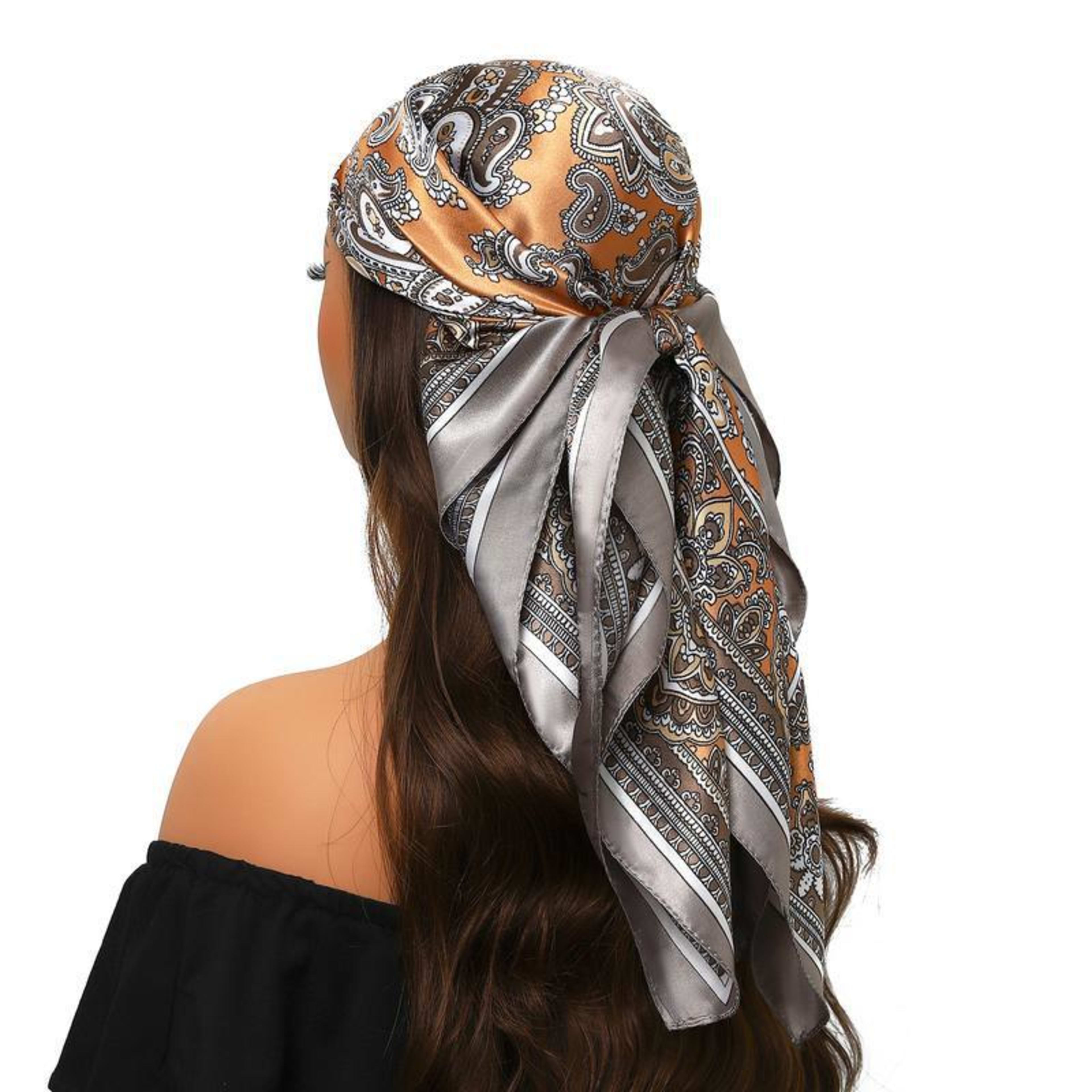 Women's Creative Printed All-Match Shawl Headscarf 15