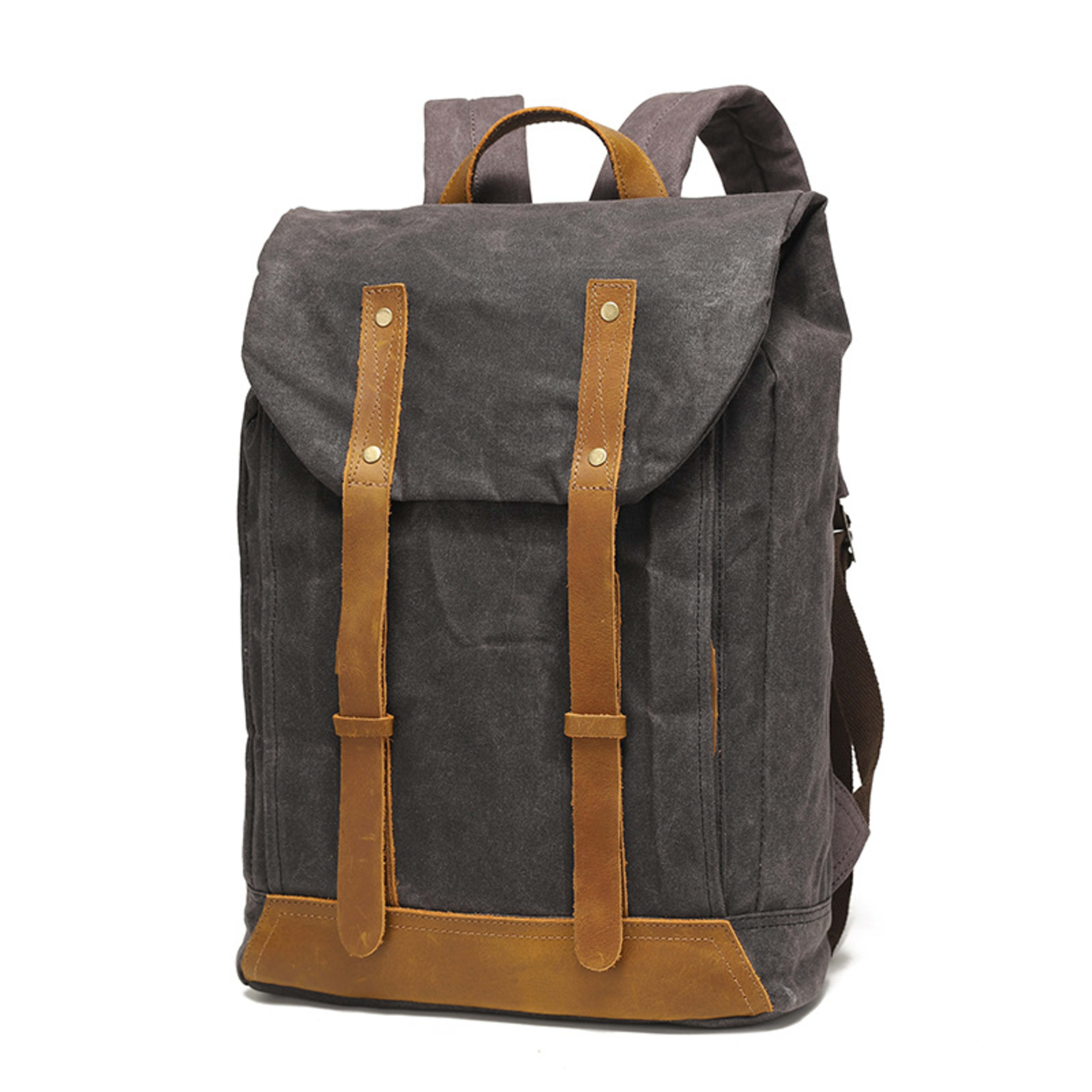 Outdoor Canvas Waterproof Sports Travel Backpack 2
