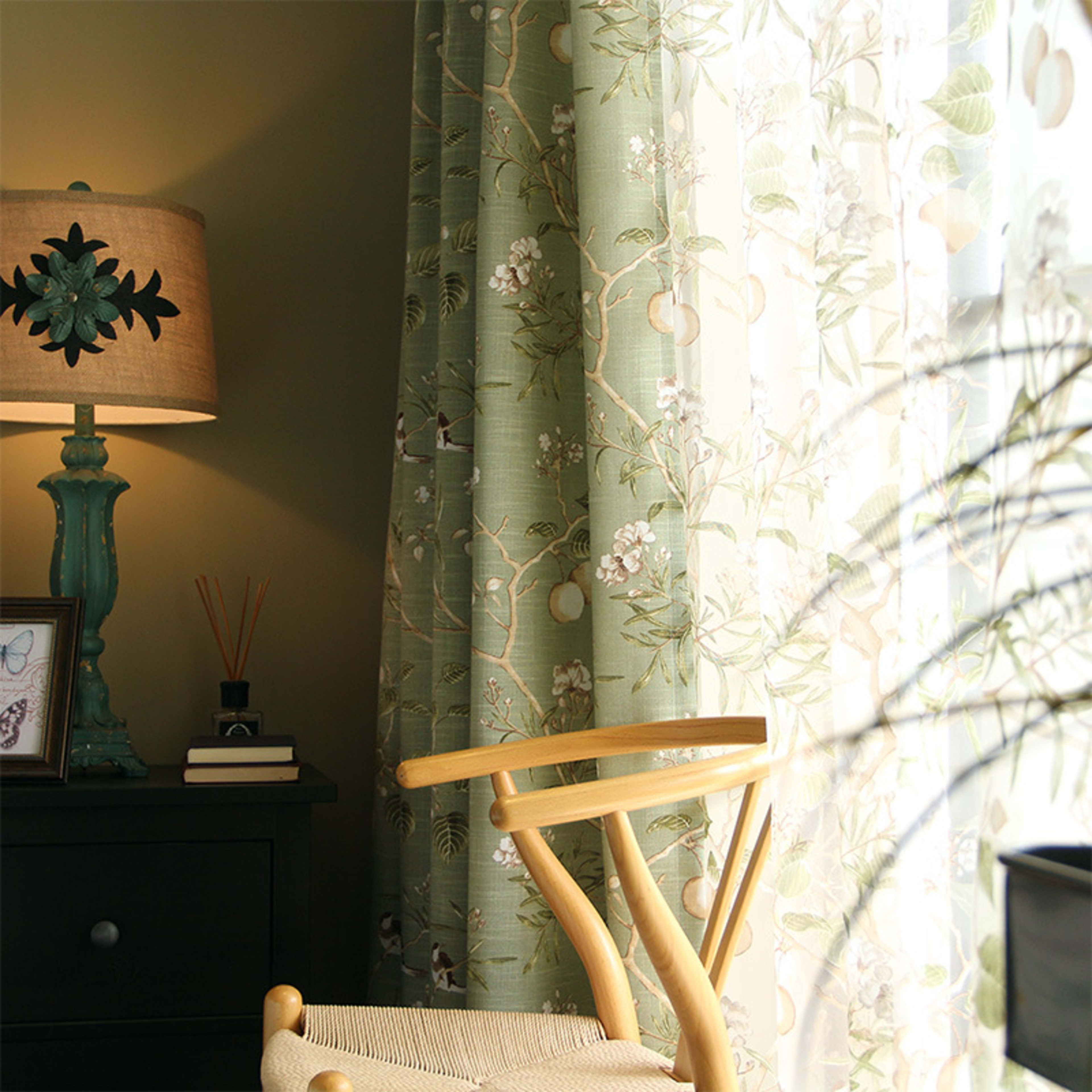 American Country Rustic Style Curtains
