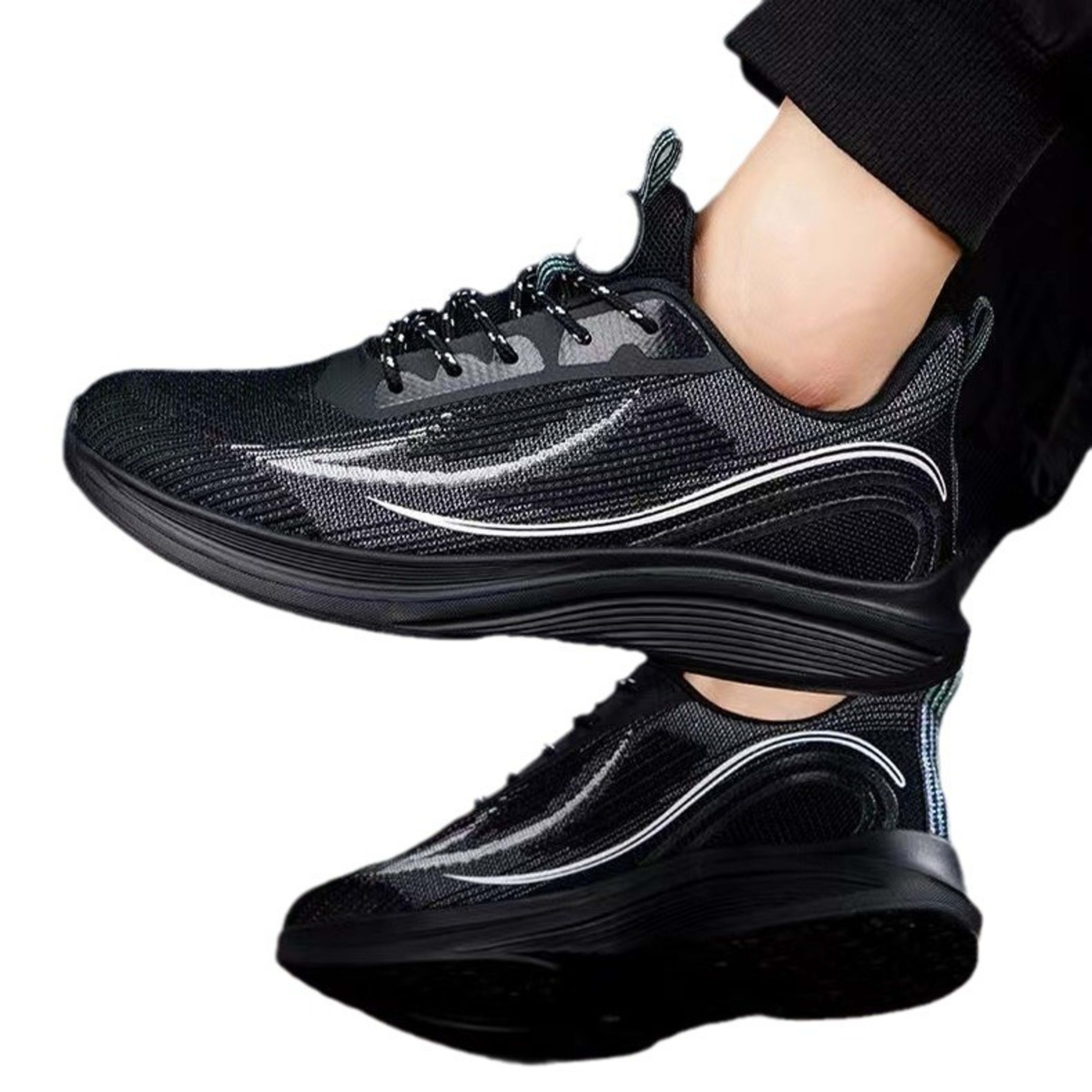 Mesh Round Head Lightweight Soft Sole Sneaker 9