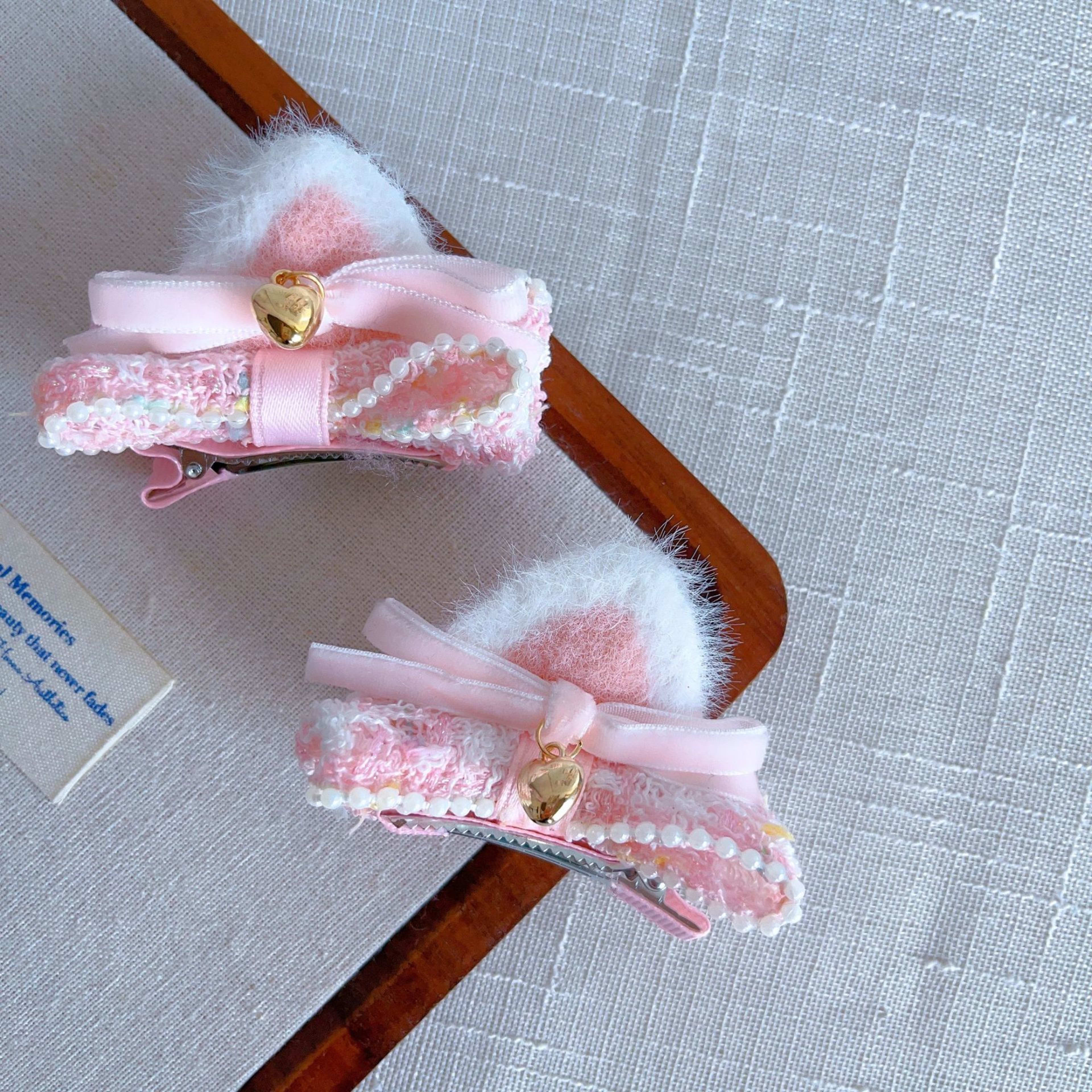 Cute Cat-ear Bow Hair Clip 15