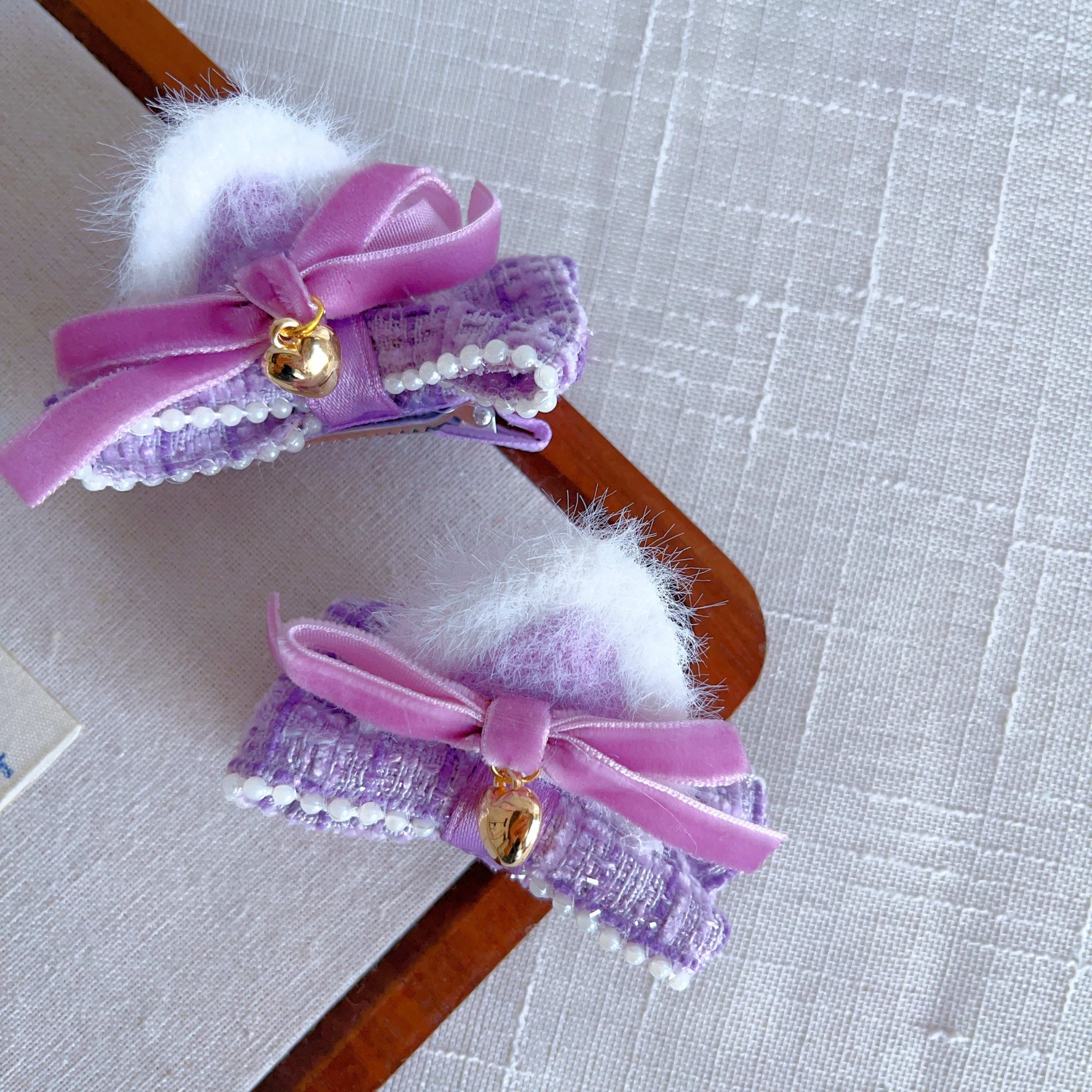 Cute Cat-ear Bow Hair Clip 13
