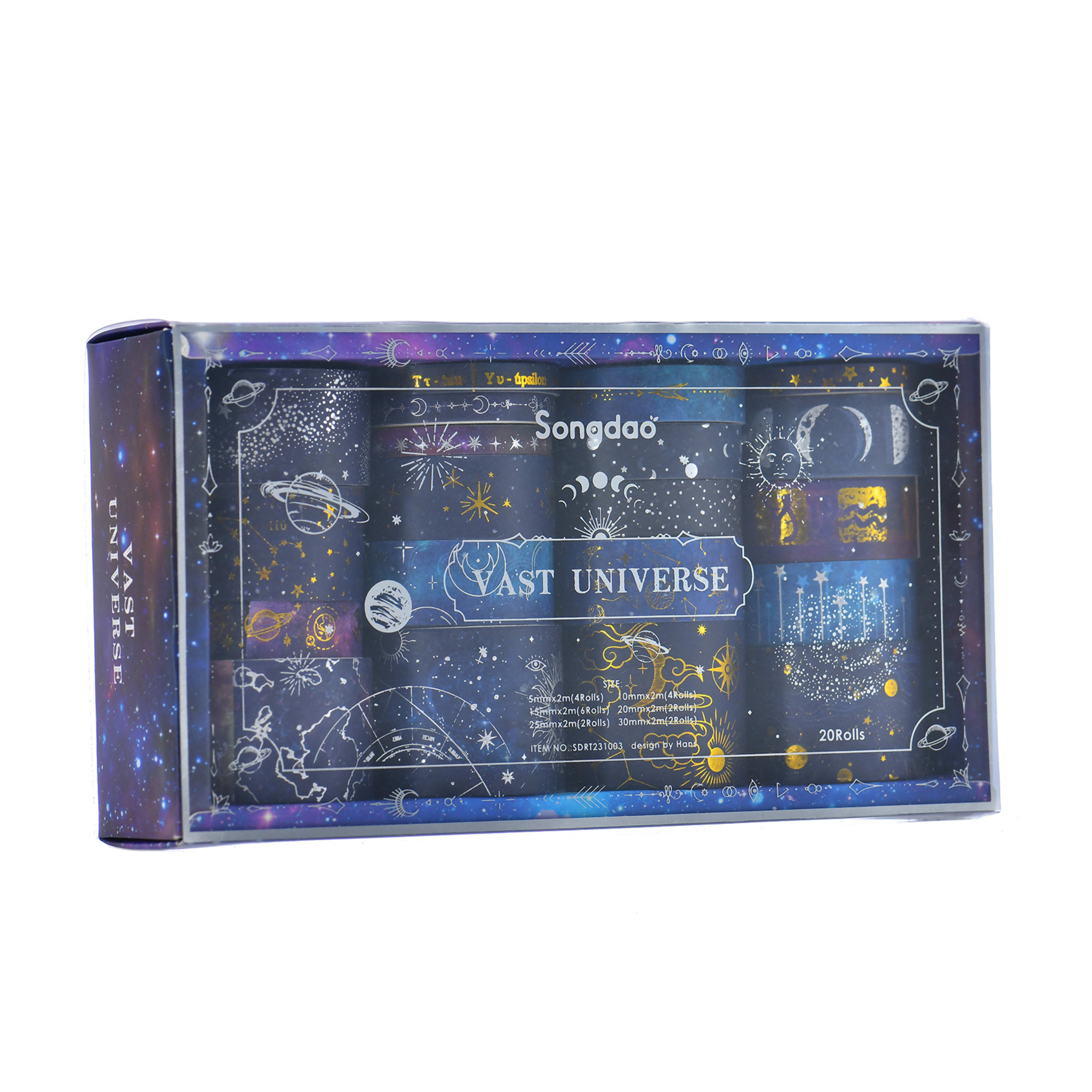 Vast Starry Sky And Paper Adhesive Tape Decorative Sticker 3
