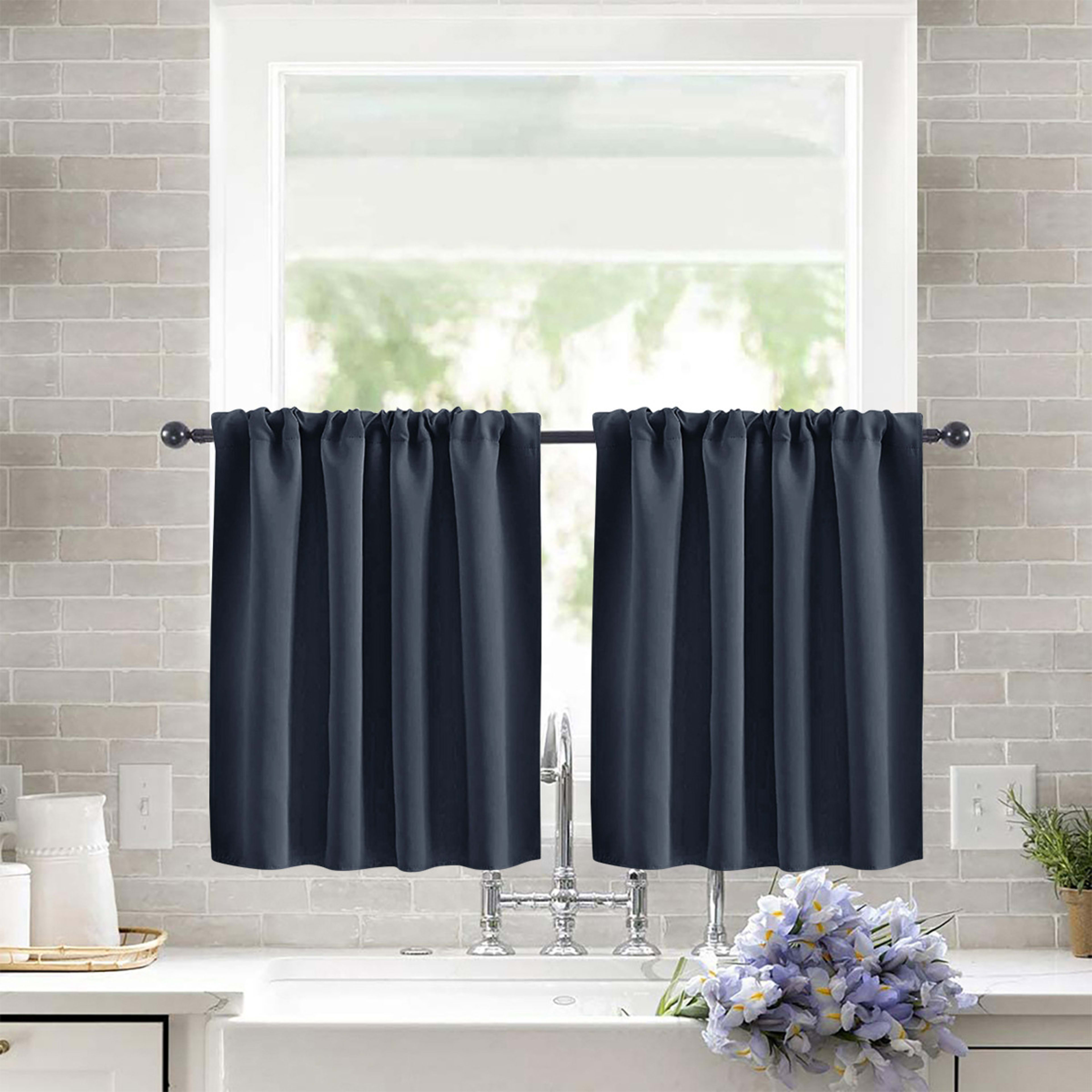 Shade Solid-color  High-precision Short Curtain 7
