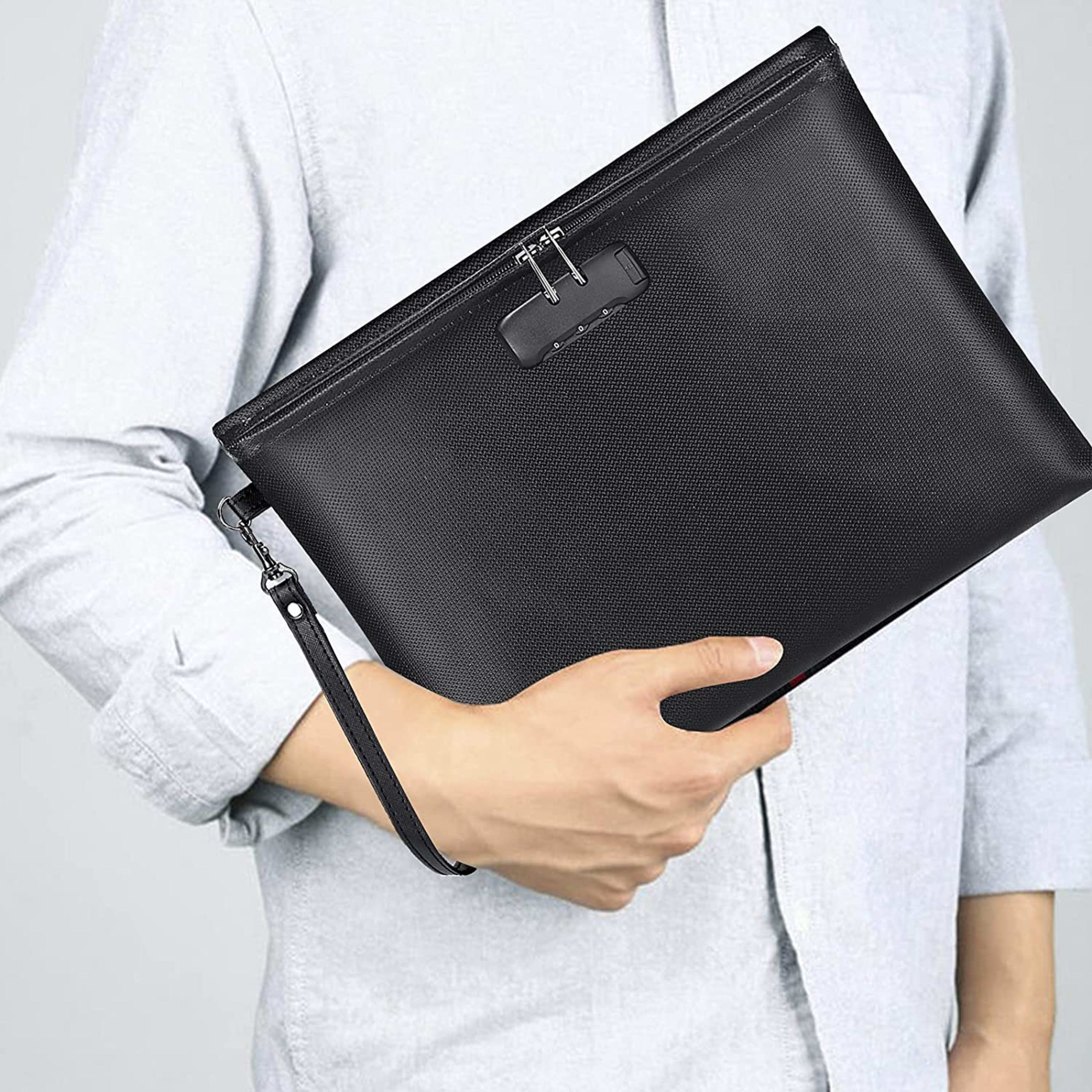 Zippered File Bag Liquid Silicone Fire Protection Data File Buggy Bag 2
