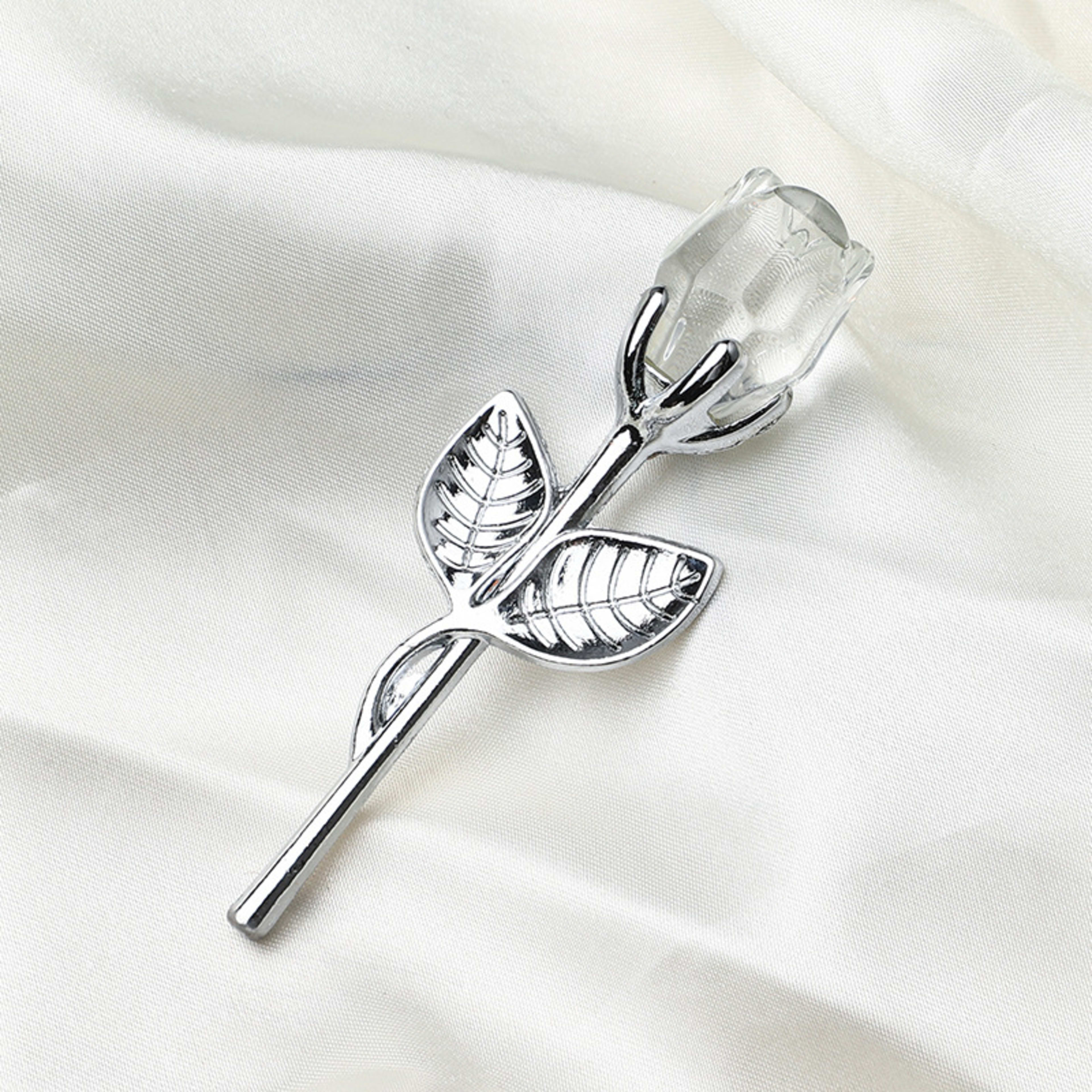Crystal Metal Rose Valentine's Day Small Gift Wedding 28