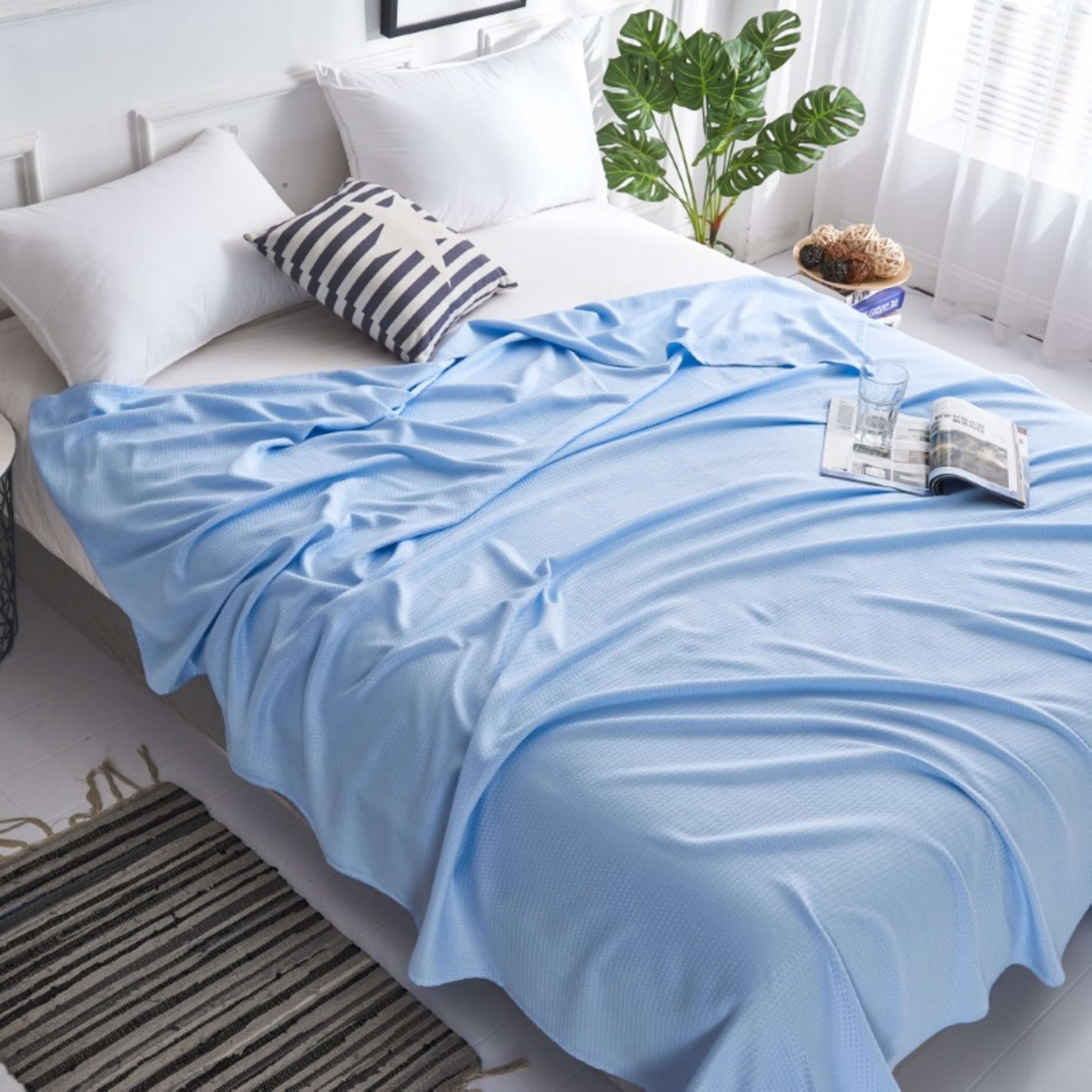 Summer Blanket Ice Silk Towel Quilt Sofa Throw Nap And Air-conditioning Blanket 10