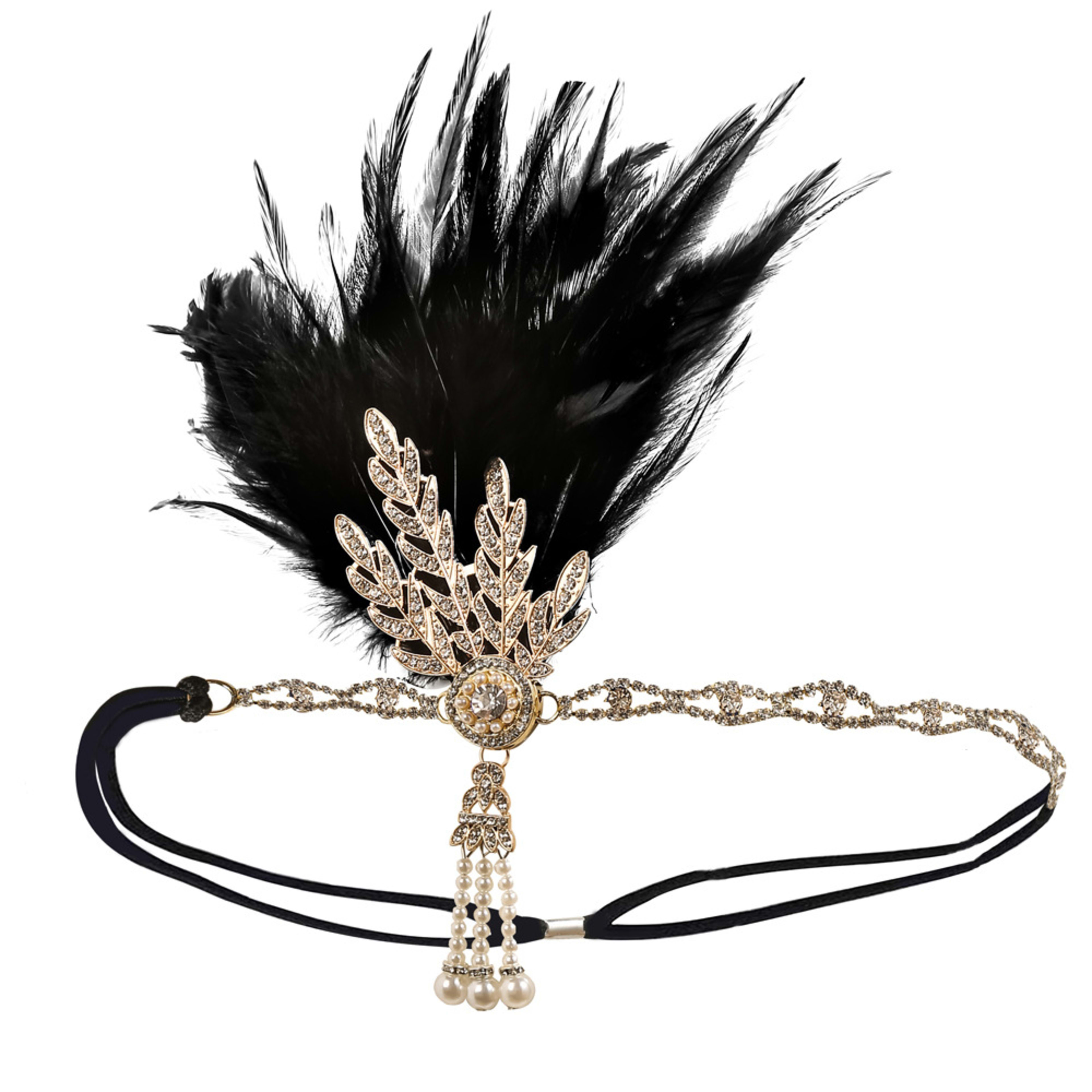 Masquerade Feather Headpiece Cross-Border Vintage Hair Band In European And American Style 6