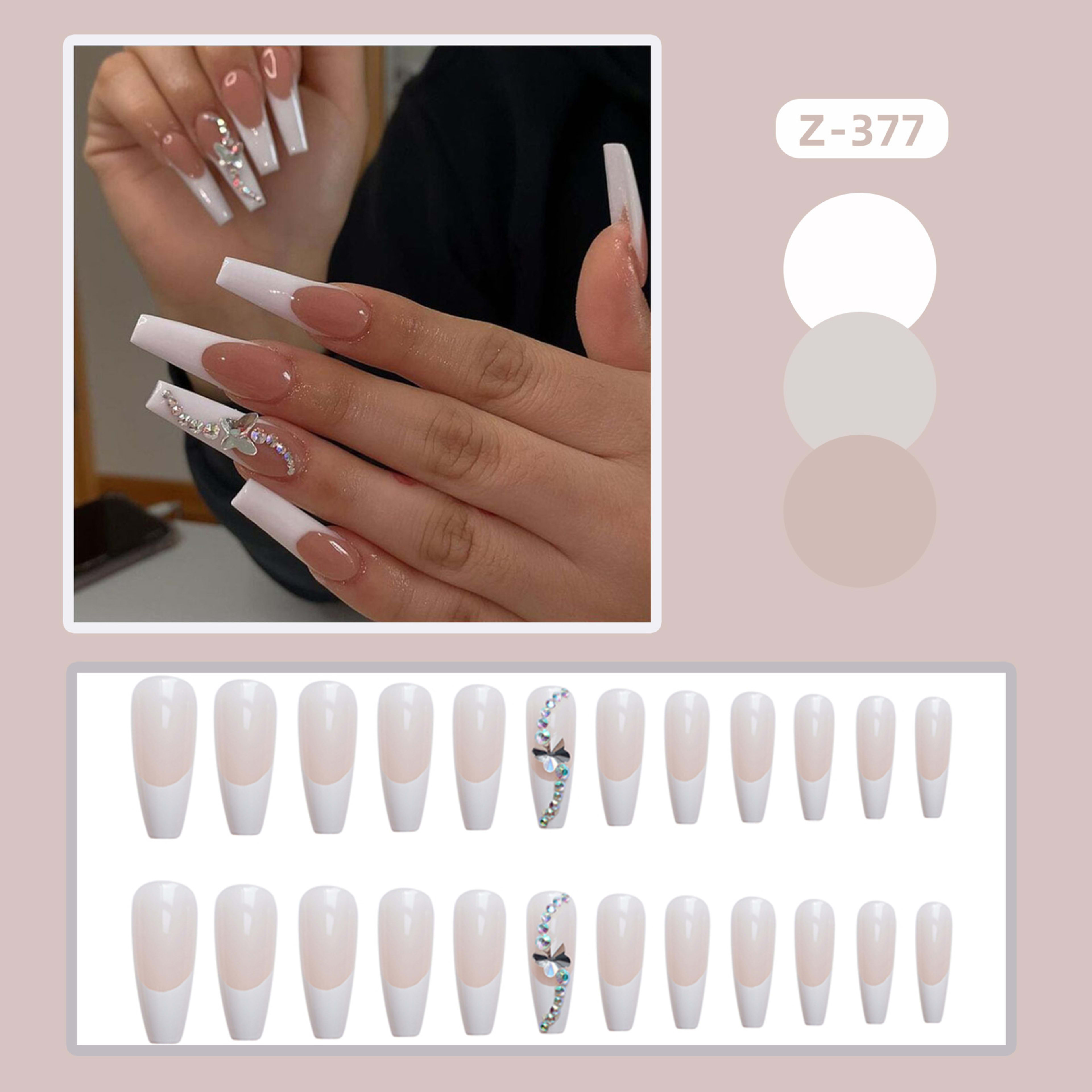 Butterfly Fake Nails Wearable Nail Stickers 2