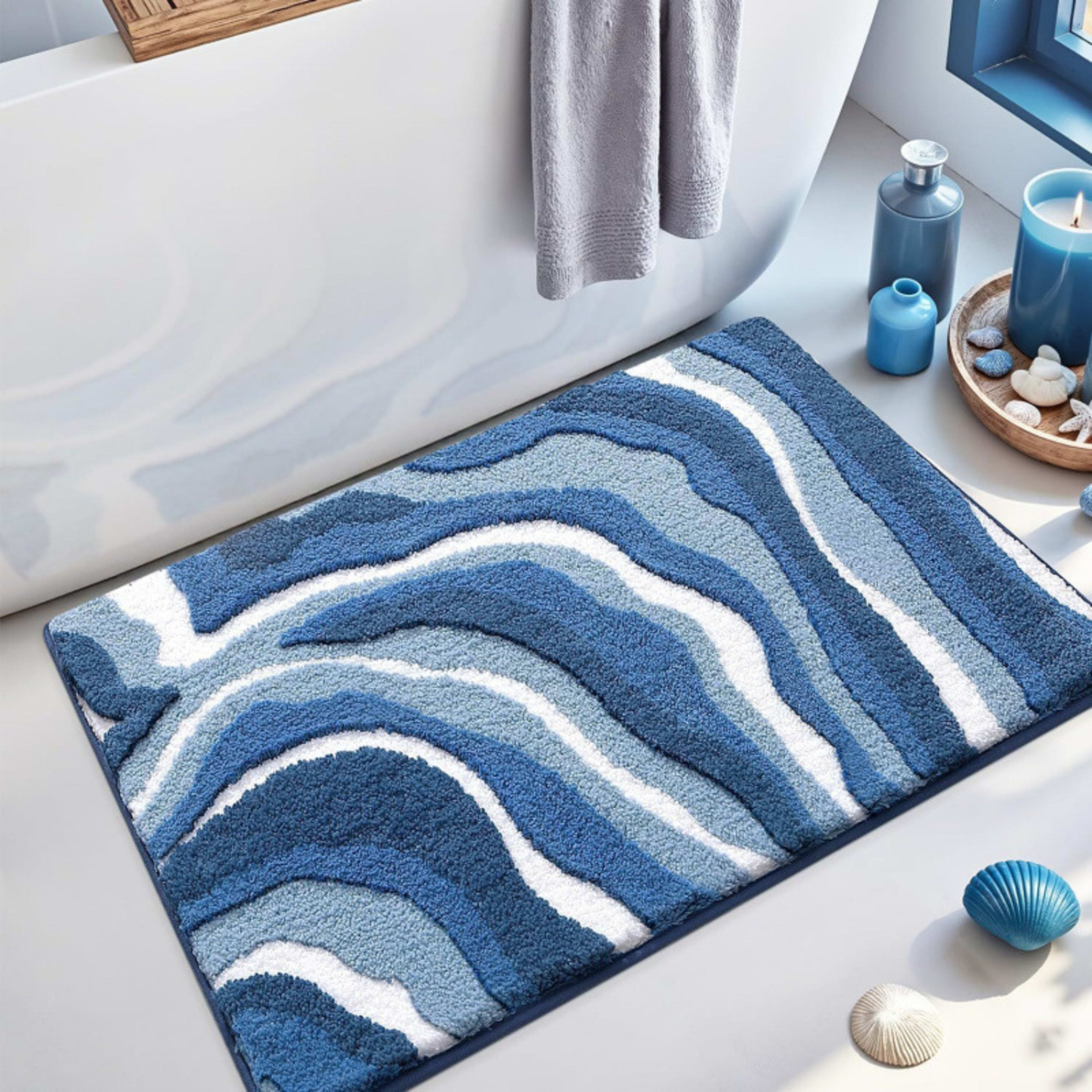 Wear-resistant Bedside Rug Doorway Water-absorbent Non-slip Doormat 12