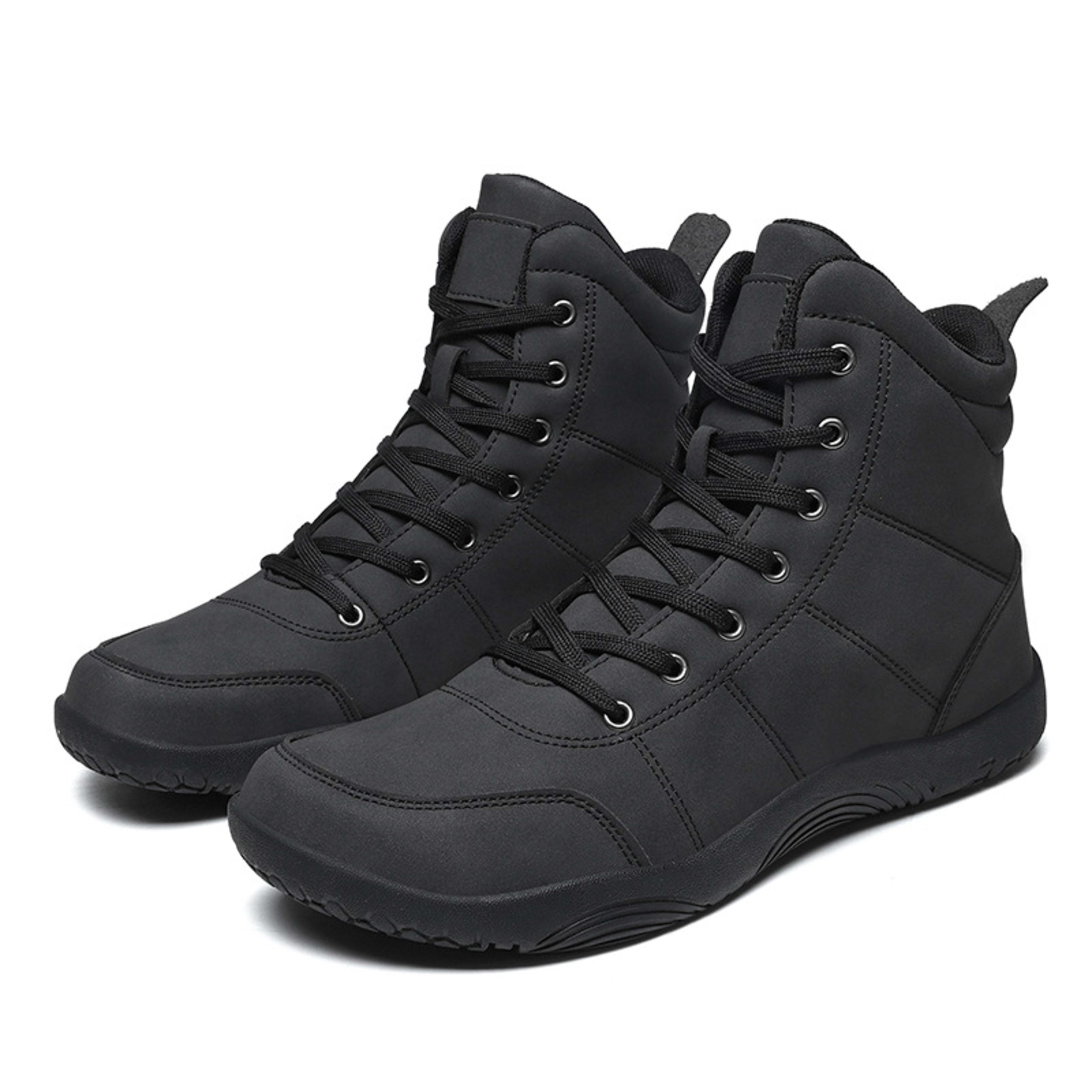 Leather High-top Wide-toe Outdoor Hiking Men's Sports Shoes 8