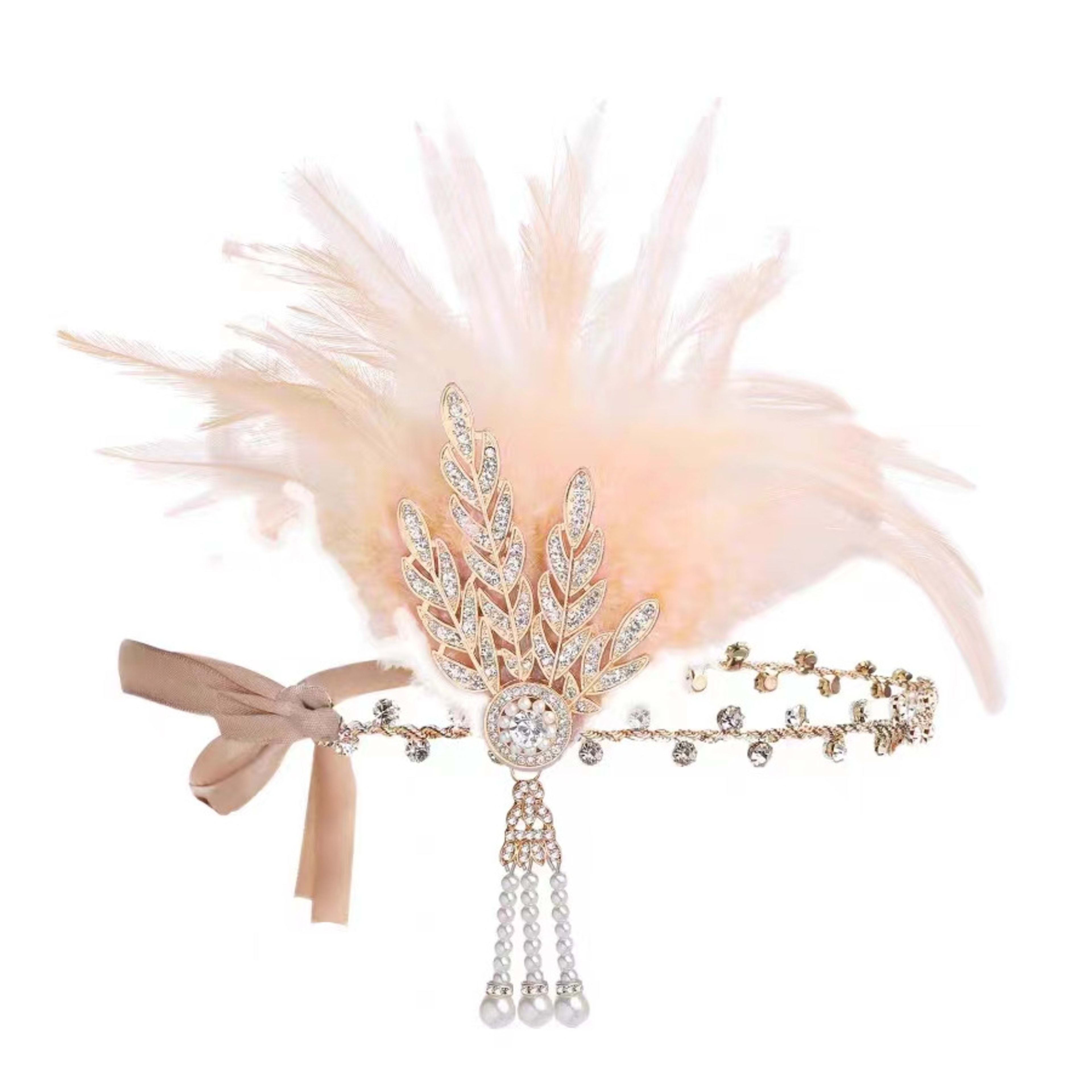 Masquerade Feather Headpiece Cross-Border Vintage Hair Band In European And American Style 12